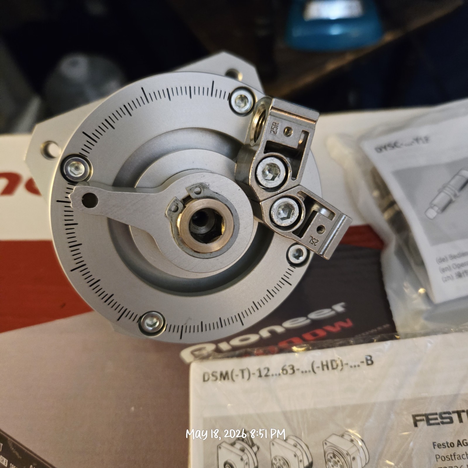 Festo DSM-25-270-CC-A-B Double Rack Semi-Rotary Actuator 270 Degree