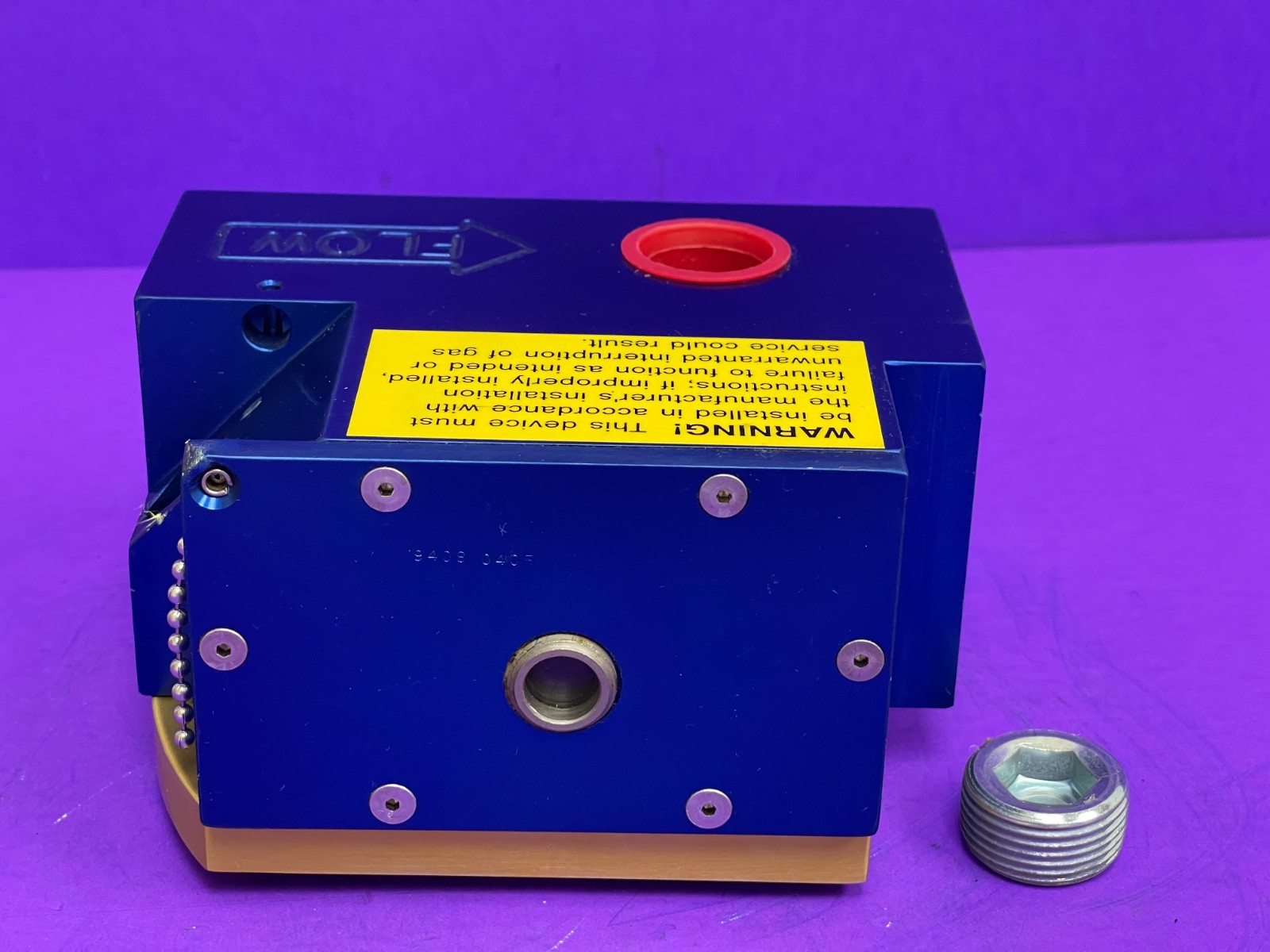 Seismic Safety Products Inc Earthquake Sensitive Gas Shut Off Valve Model G075BA