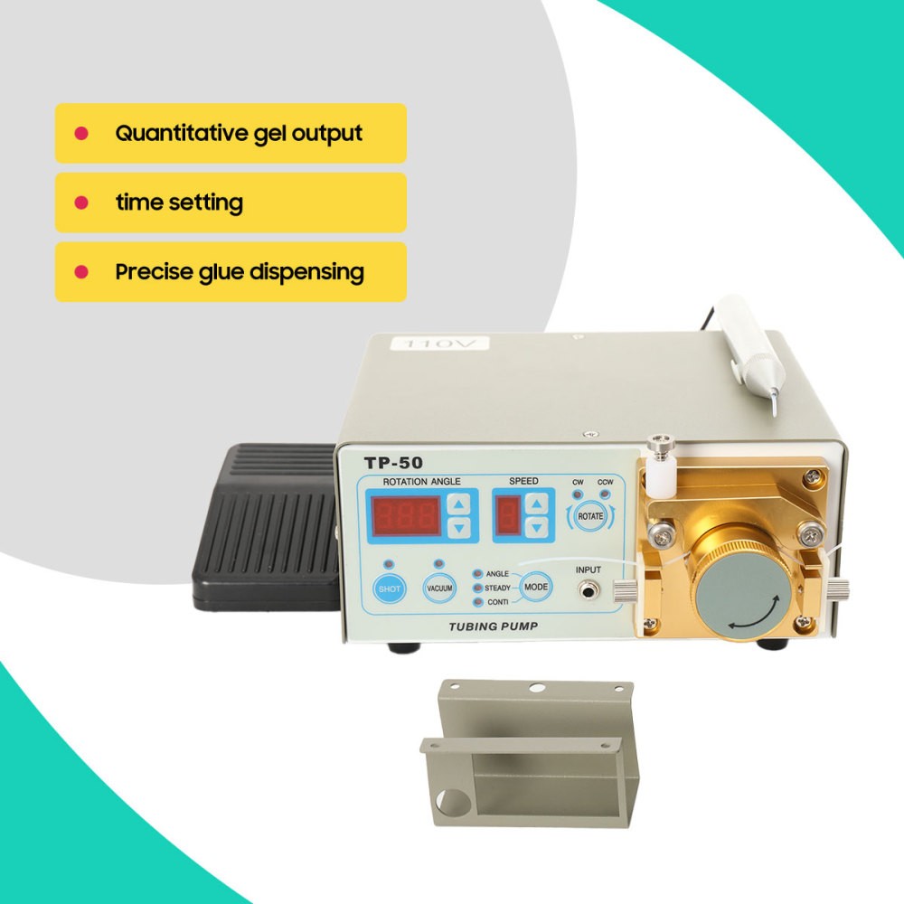 TP-50 Peristaltic Fast-drying Liquid Glue Dispenser Dispensing Machine 110V