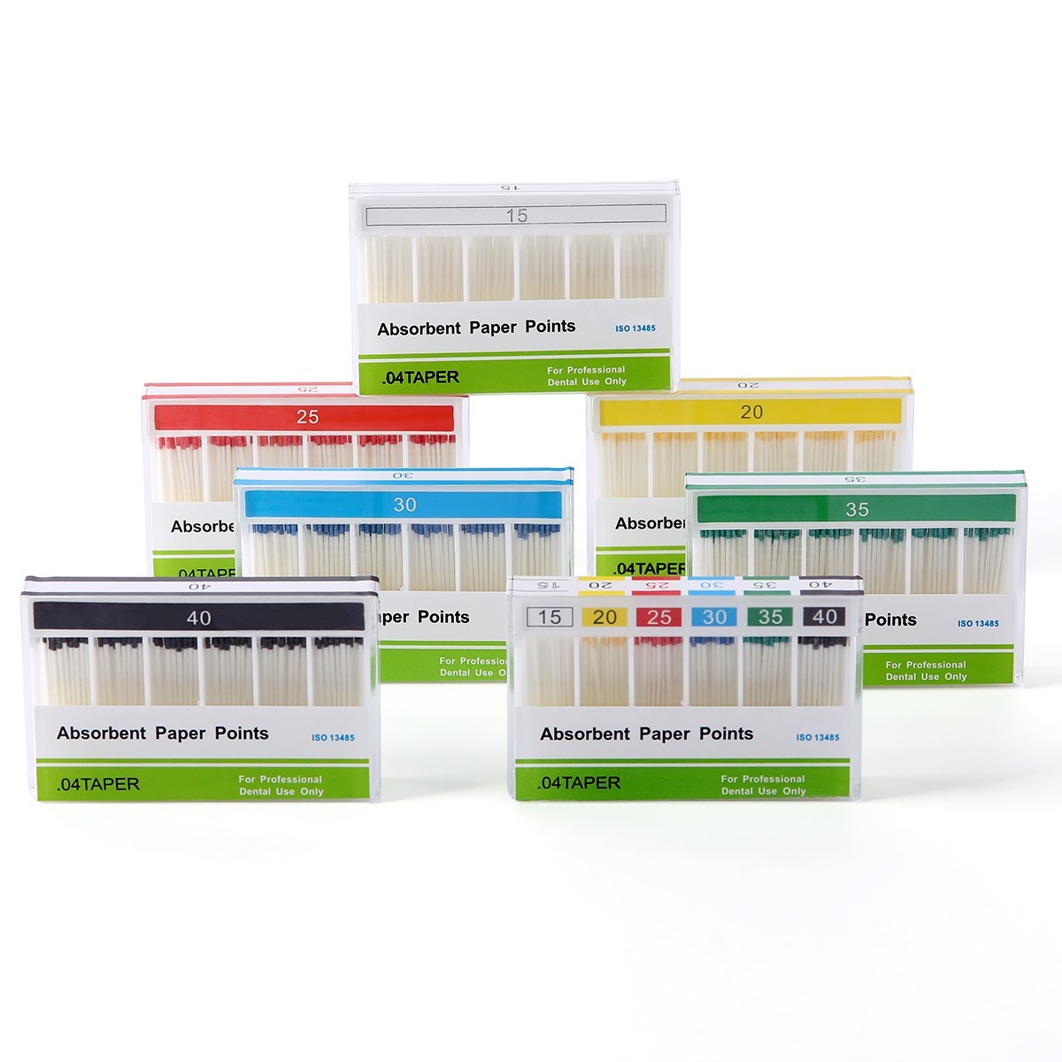 AZDENT Dental Gutta Percha Points Absorbent Paper Points Taper Endodontic Root