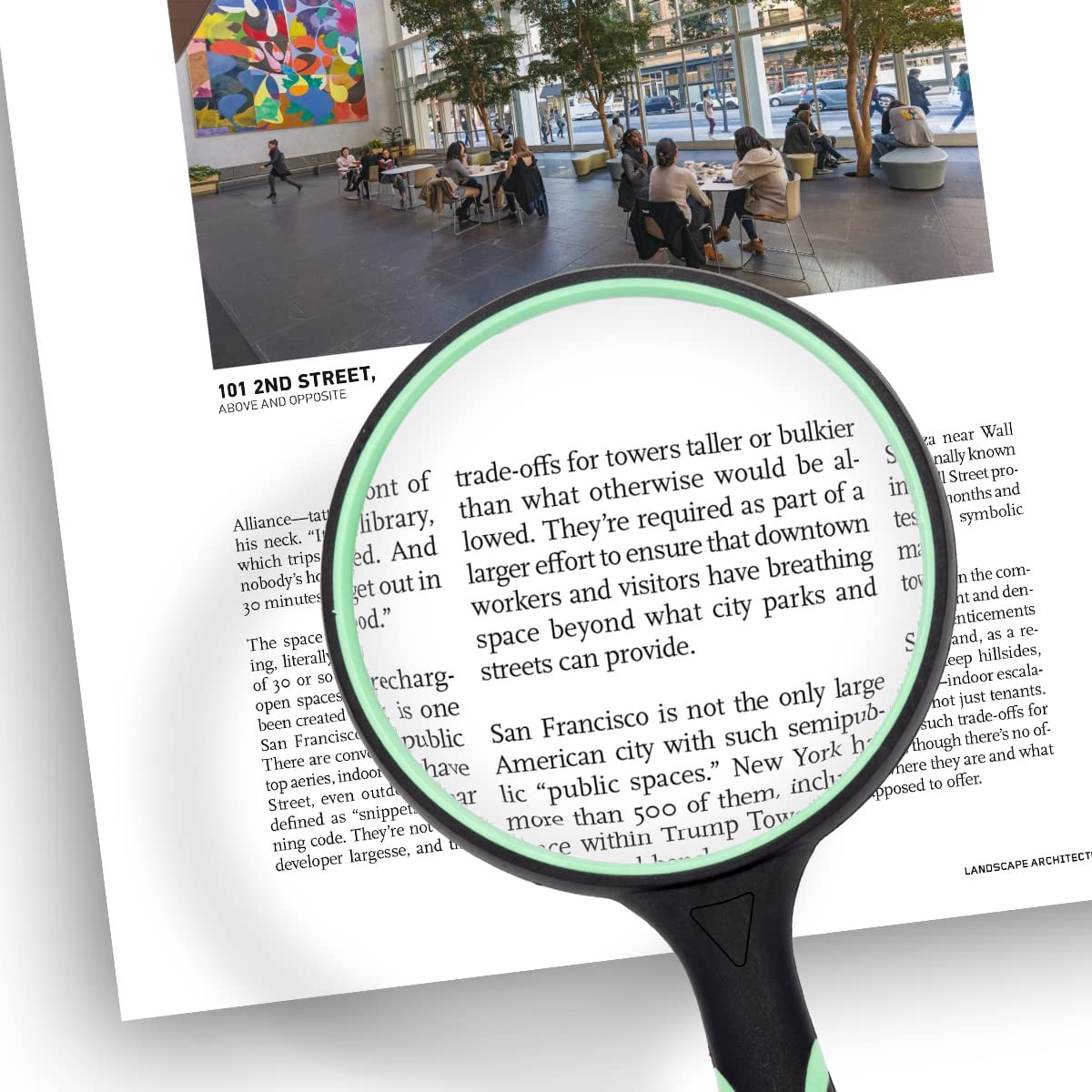 Large Magnifying Glass 10X Handheld Reading Magnifier for Seniors – 100MM 4IN