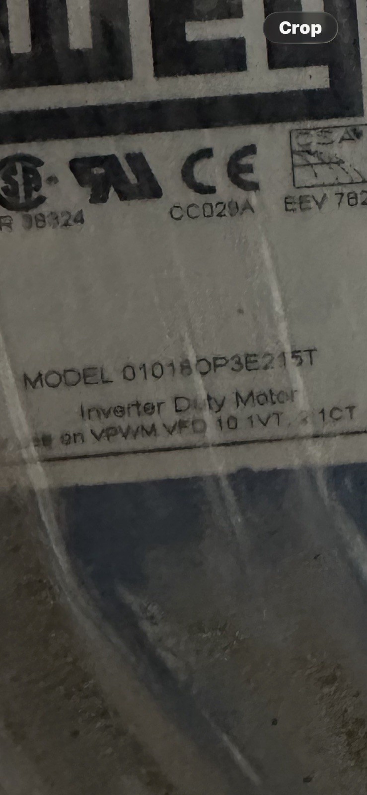 NEW WEG 01018EP3E215T MOTOR 10HP 380V 1725RPM 215T R01018EP3E215T