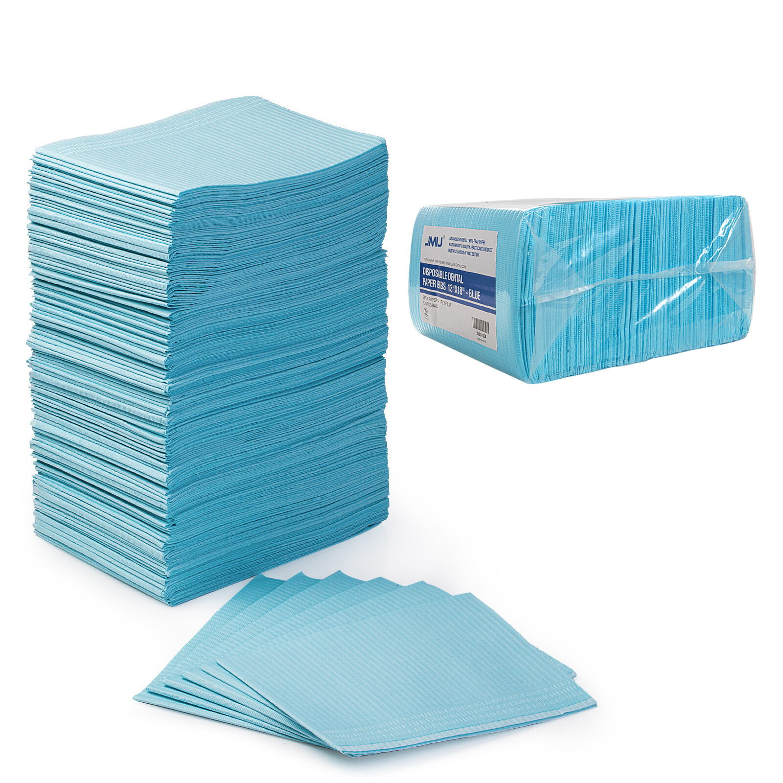 500Pcs Dental Disposable Bibs 3-Ply Medical Tatto 13″x18″ Patient Bibs