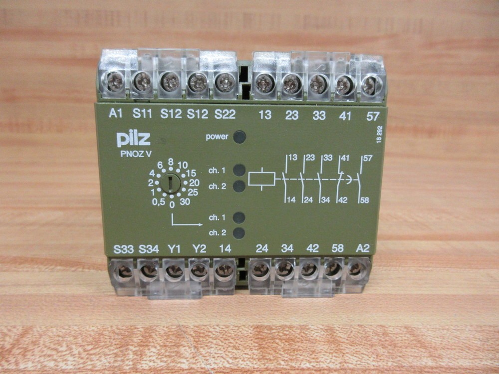 Pilz PNOZ V 30S 24 VDC 47490 Safety Relay PNOZV30S24VDC47490 (Pack of 10)