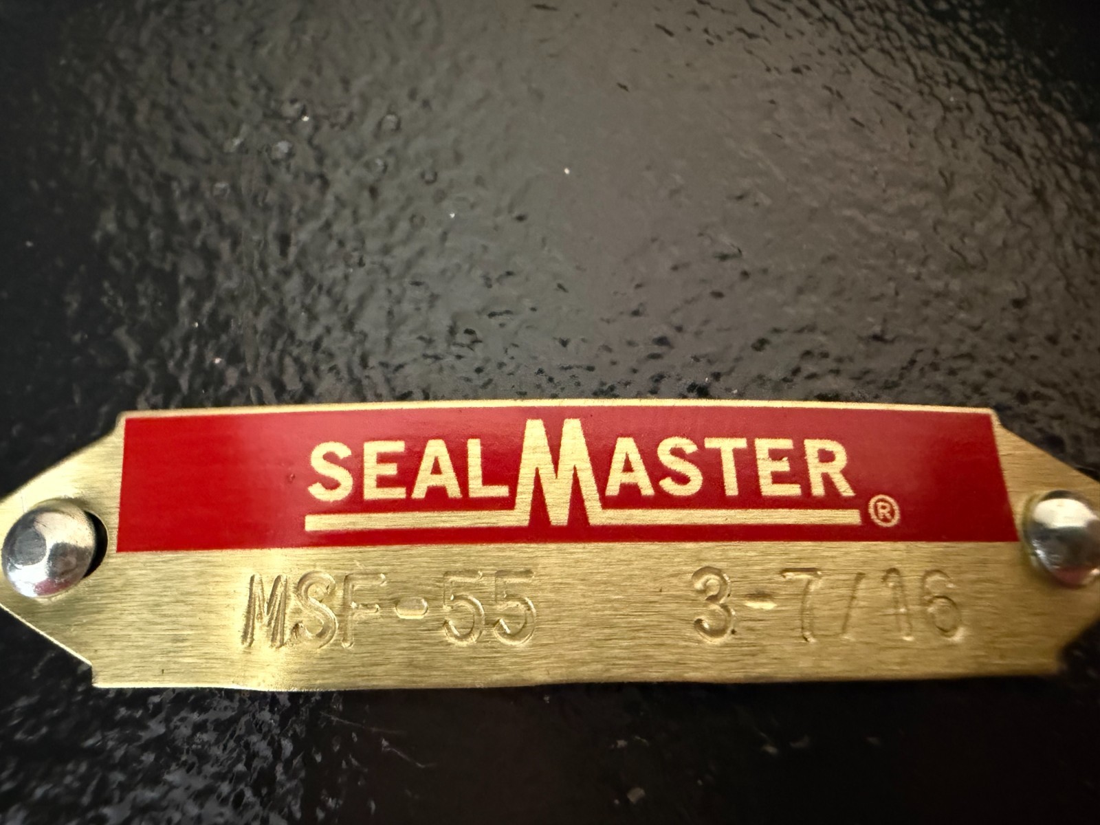 SEALMASTER MSF-55 Flange Bearing, 4-Bolt, Ball, 3-7/16″ Bore, FREE SHIPPING