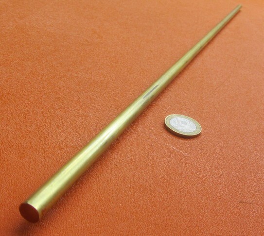 360 Brass Rod 11/32″ (.344″) Diameter x 24.0″ Length