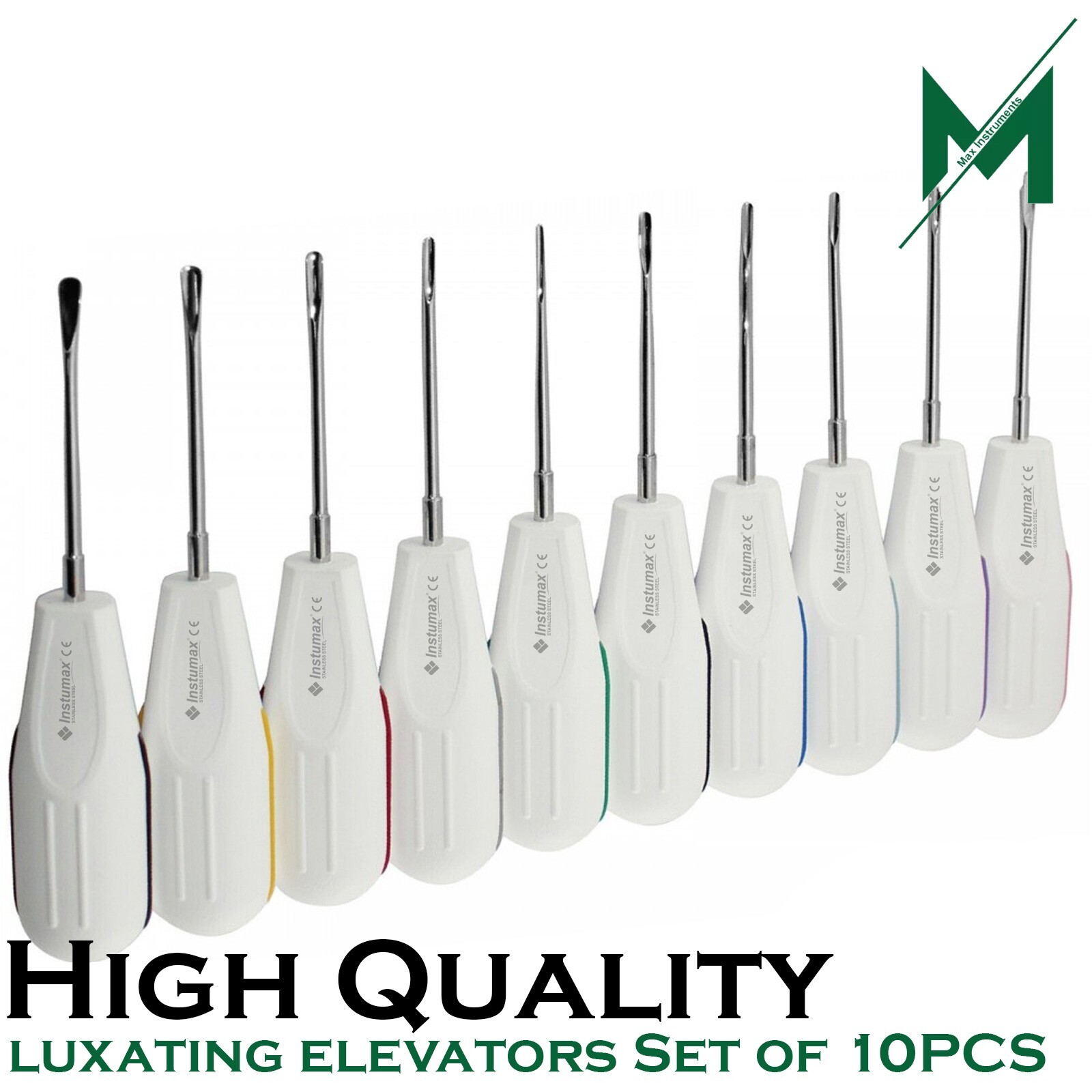 Dental Luxating Elevators PDL Periotome Luxation Root Extracting Extraction 10PC