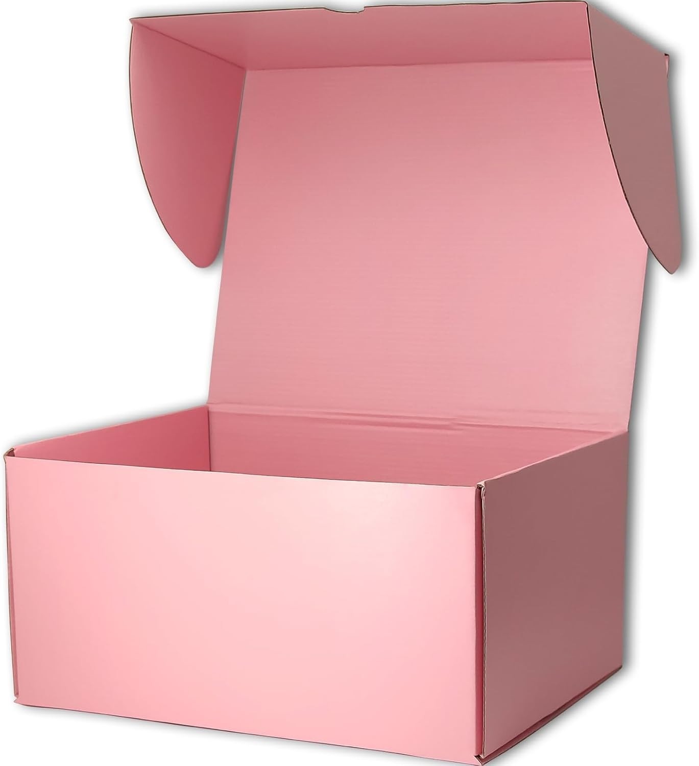 Pink Shipping Boxes for Small Business Pack of 15-12x10x6 inches Cardboard Co…