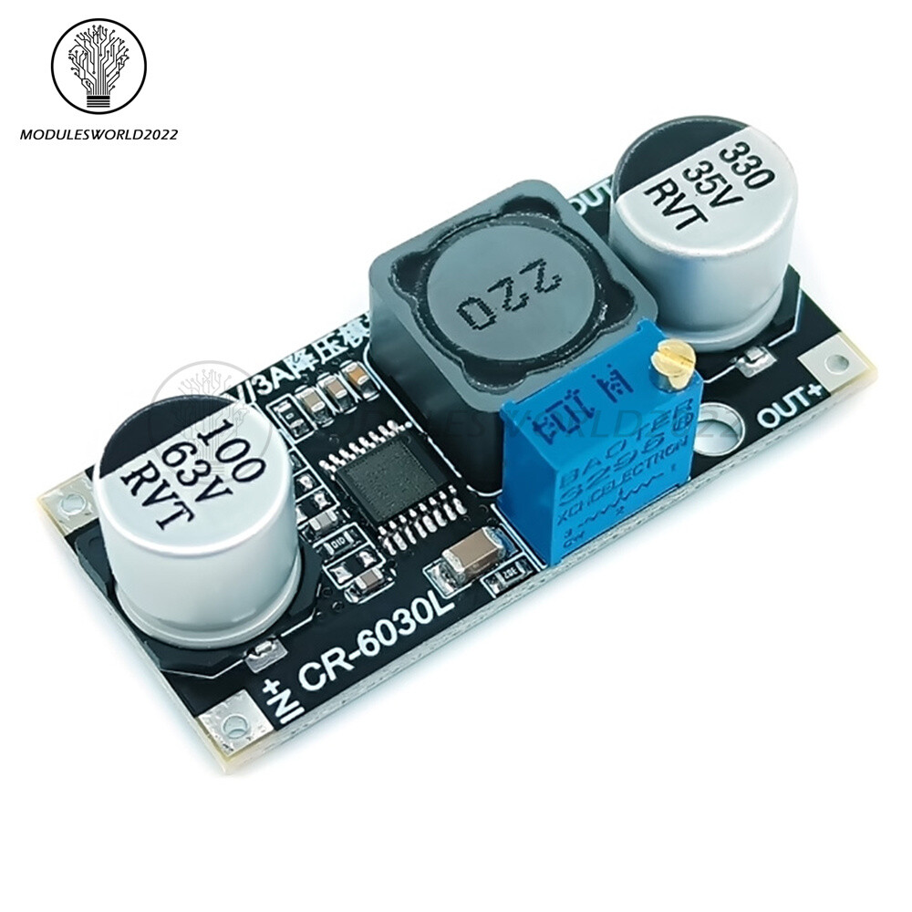 DC4.2-60V to DC 2-34V Step Down (Buck) Voltage Regulator Power Adapter Converter