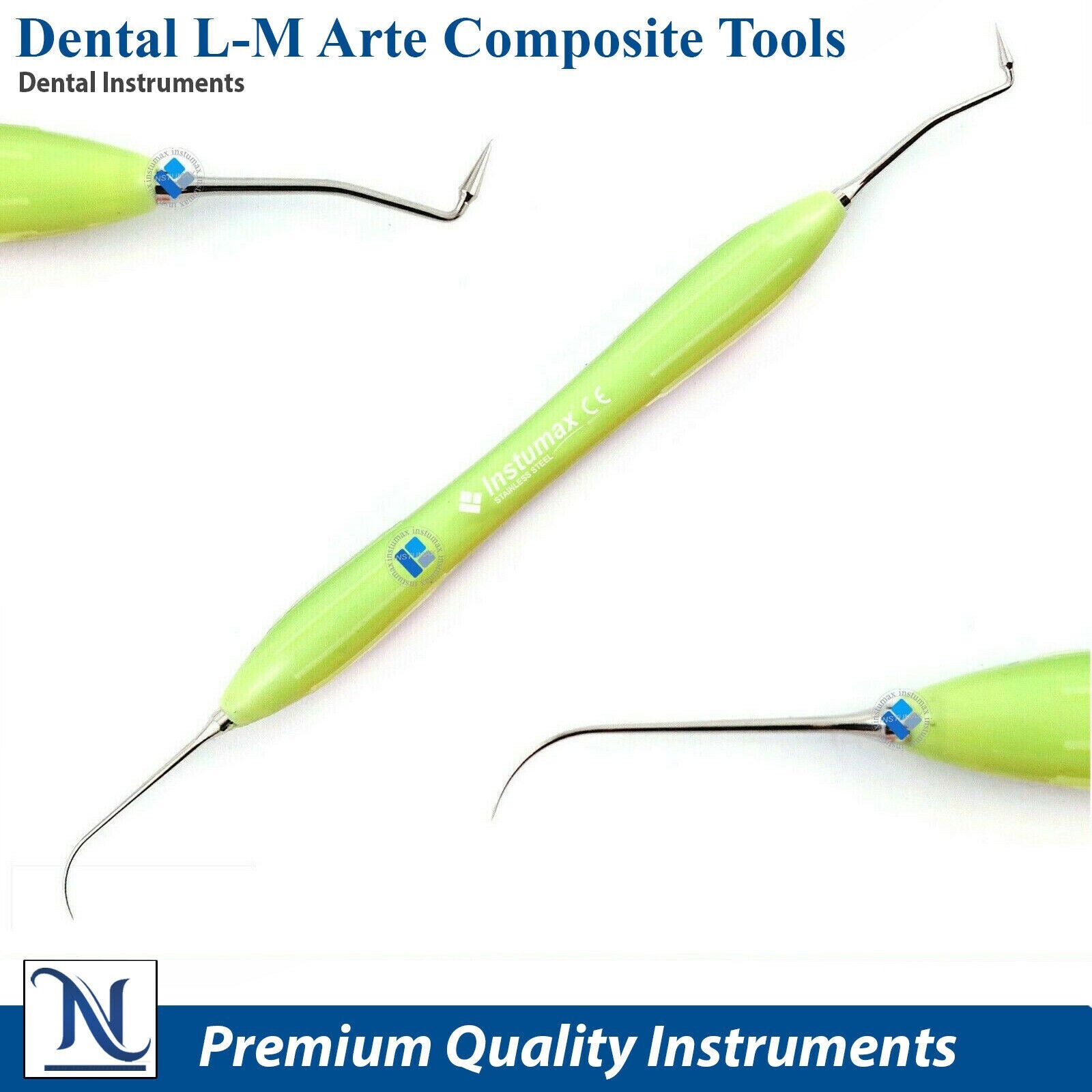10Pcs Set Dental Composite Filling Instruments Silicone Handle Restorative Tools