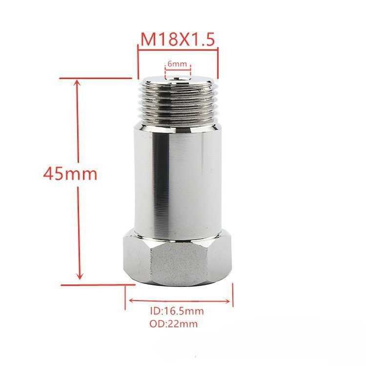 Non Fouler pack of 2 – UNIVERSAL short and long spacers spark plugs/sensors