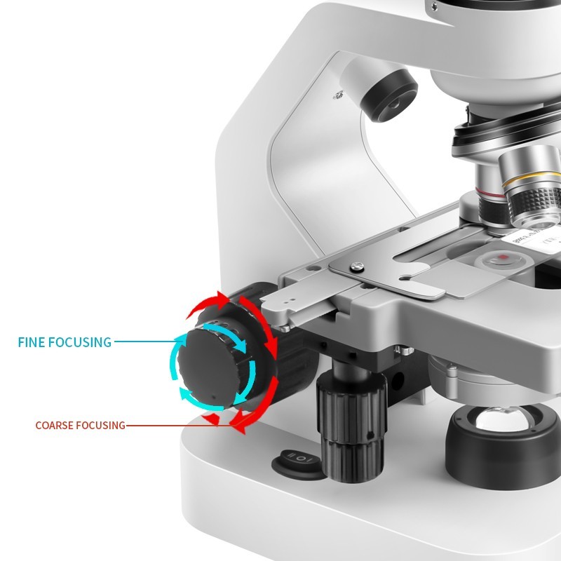 Factory price: 2000x LED school student binocular biological microscope with wir