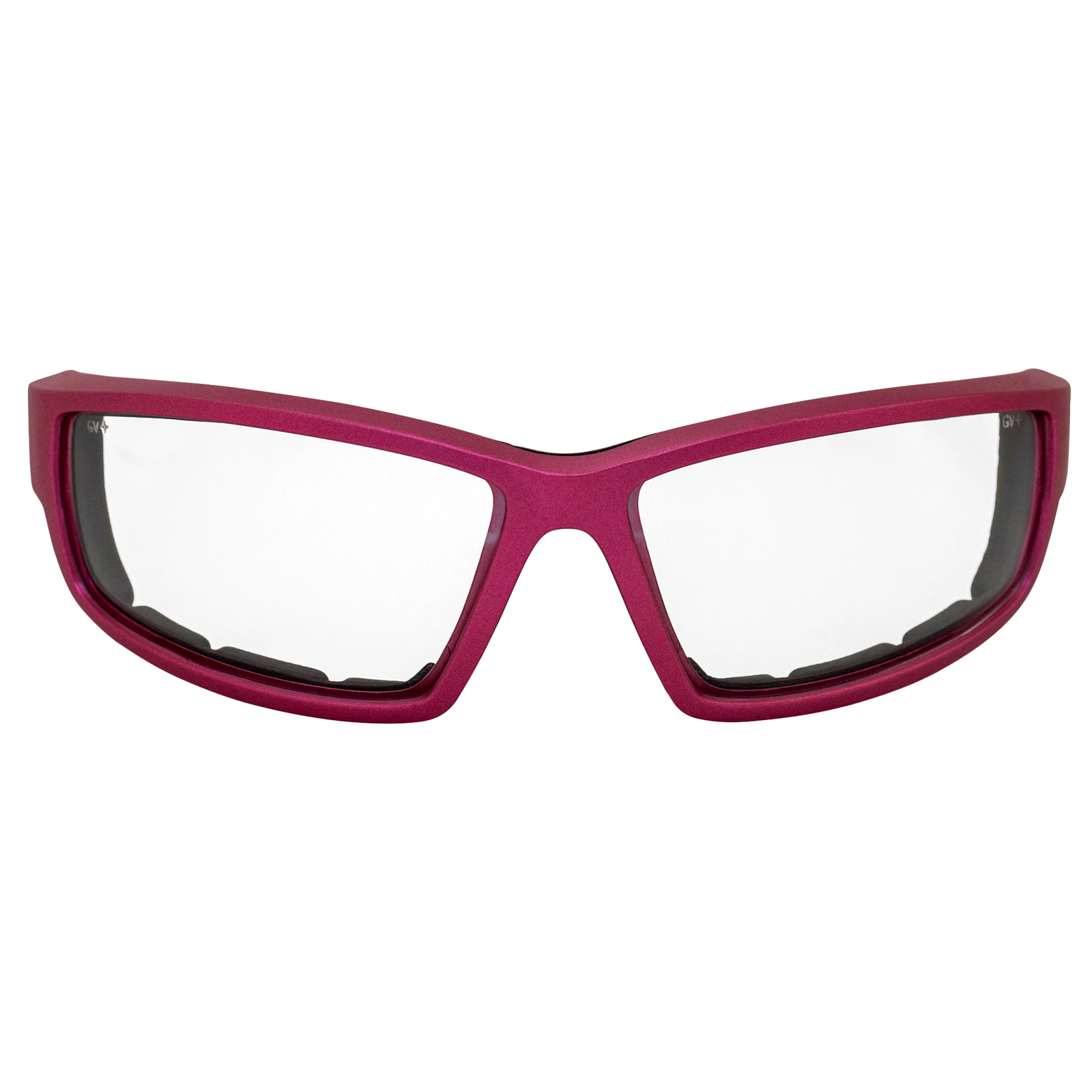 Global Vision Sly Padded Motorcycle Glasses 2 Pair Pink Purple Clear/Smoke Lens