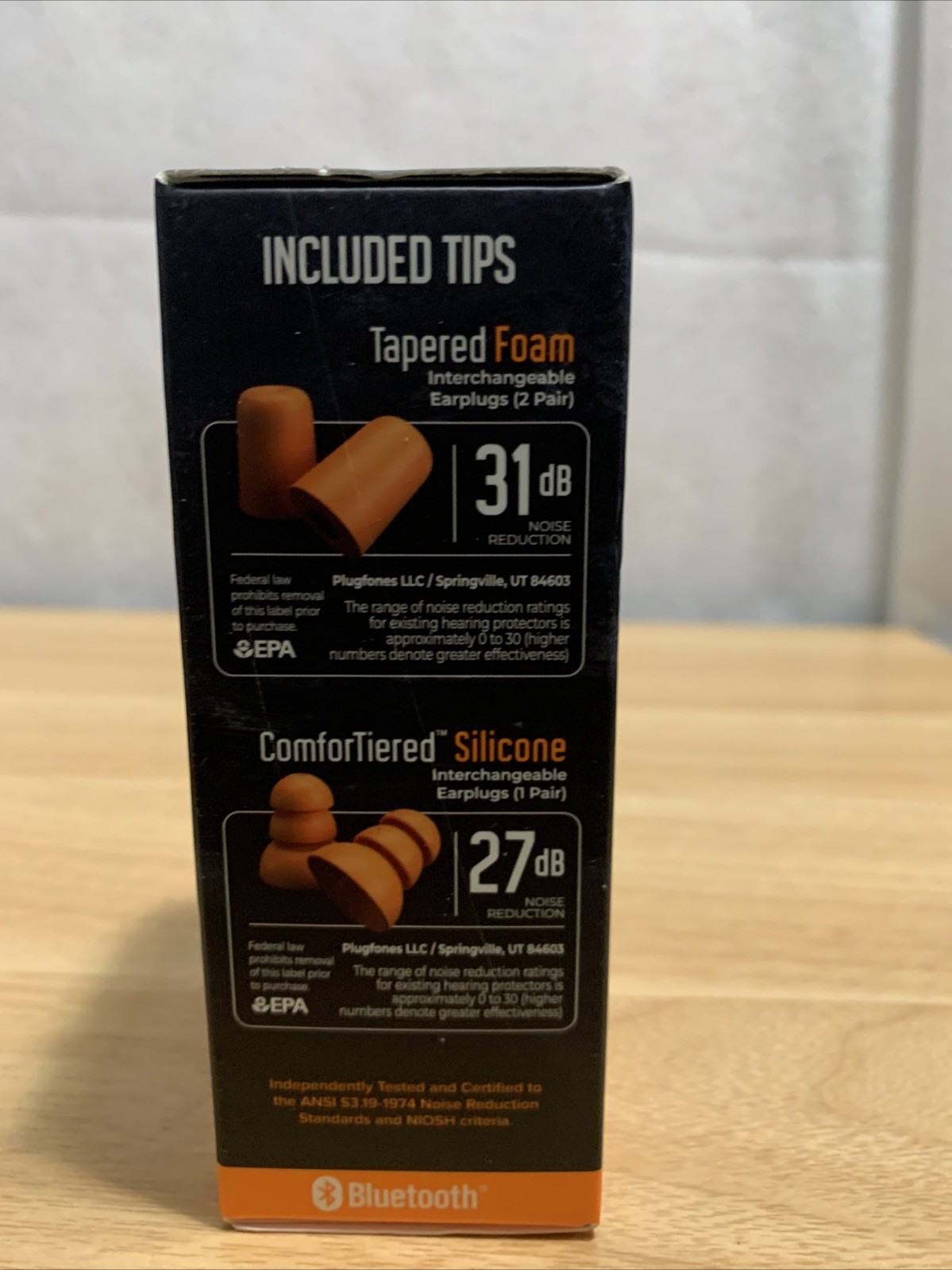 Plugfones FREEREIGN VL Earplugs With Audio OSHA HEARING PROTECTION