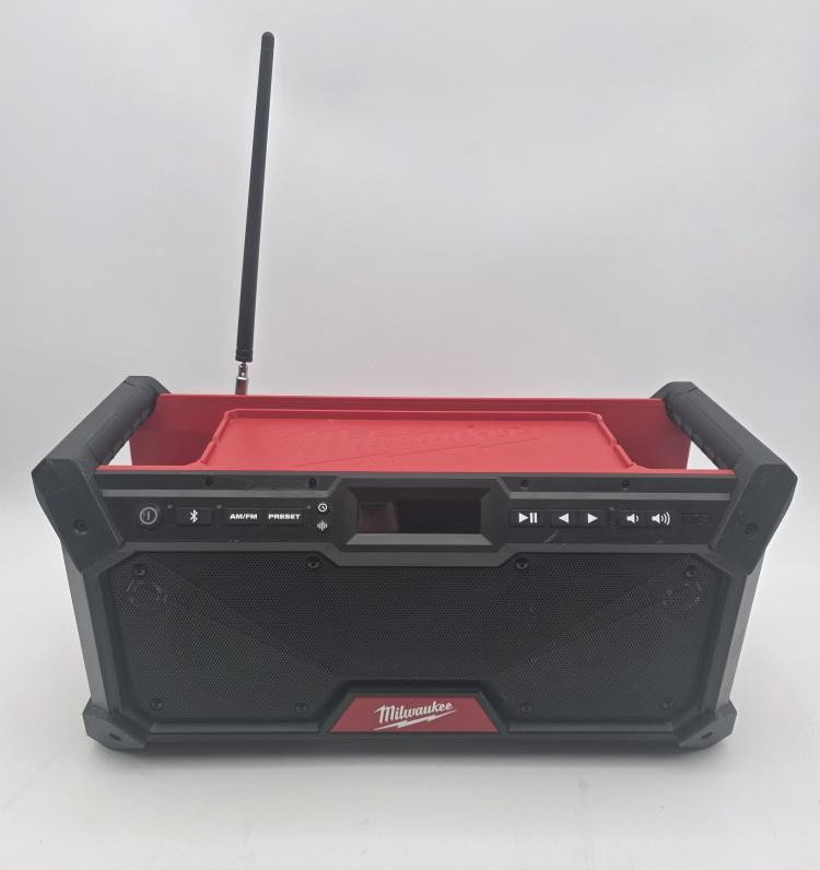 Milwaukee 2952-20 M18 18V Bluetooth AM/FM Rugged Jobsite Work Radio – Tested