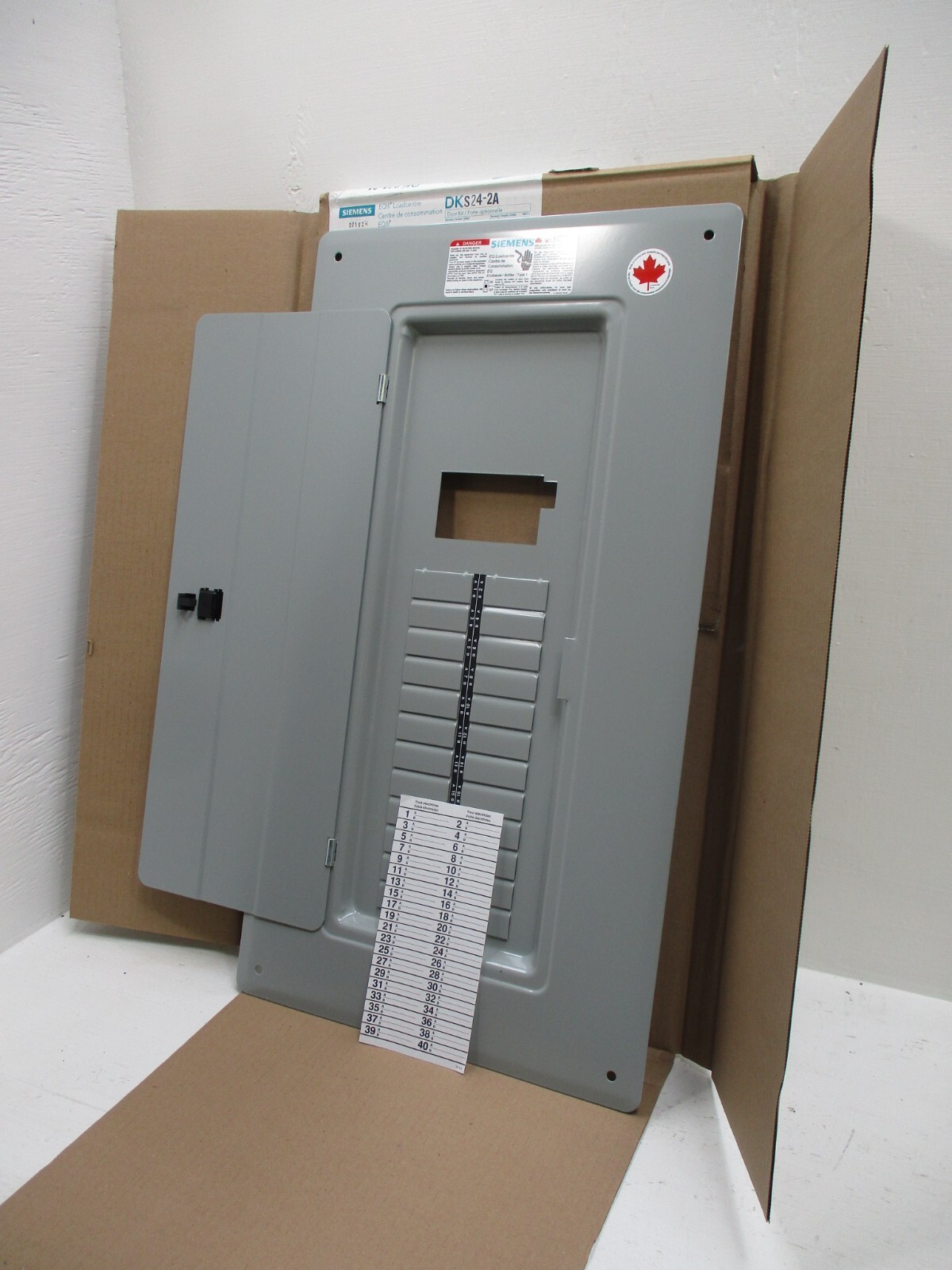 NEW Siemens DKS24-2A EQ-III Load Center Door Kit Breaker Panel Front Cover Trim