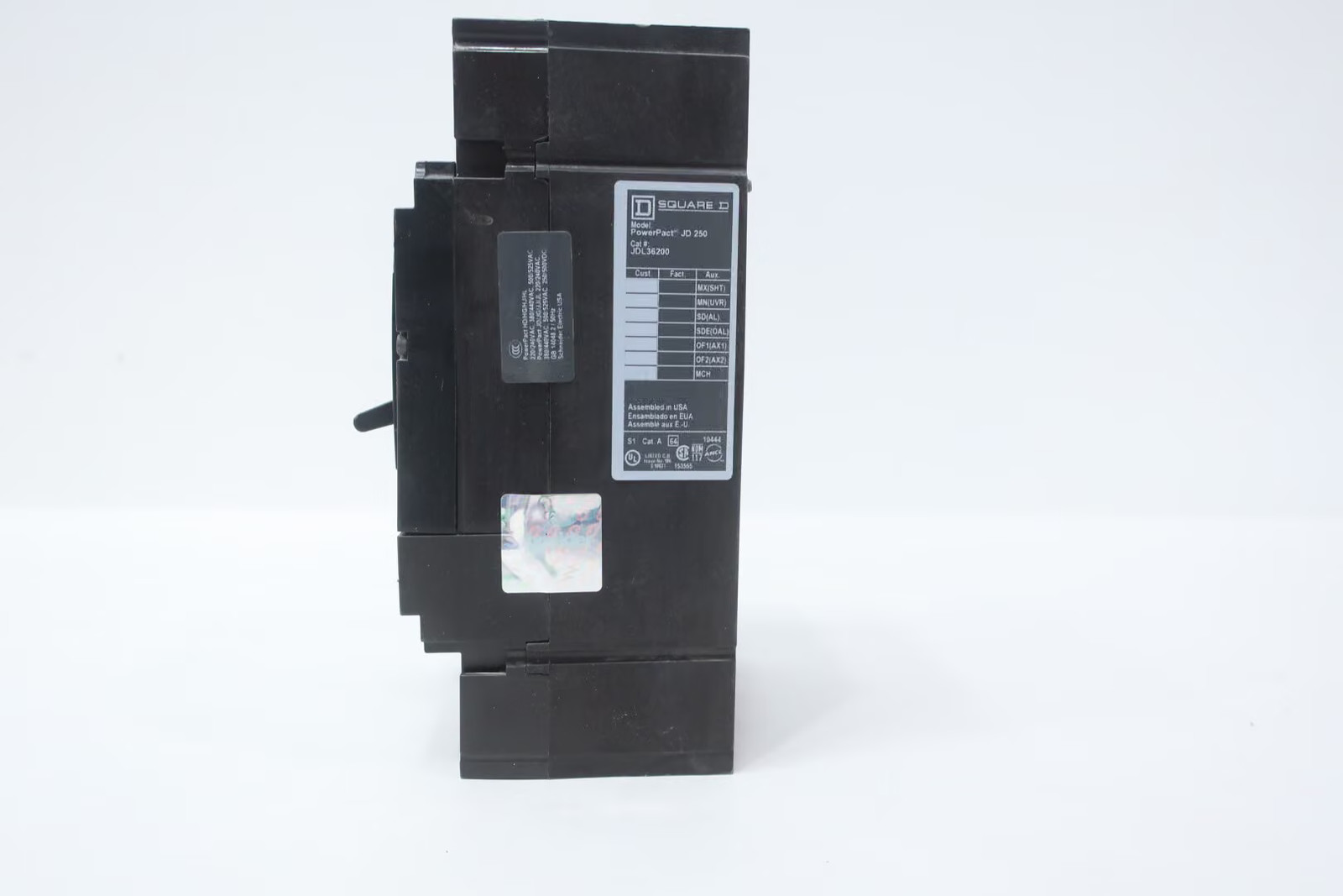 Square D JDL36200 Circuit Breaker 3p 200a Amp 600v-ac