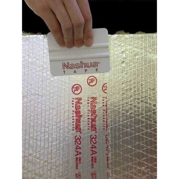 Nashua 324A Ul- Printed Foil Tape, 2 1/2 In W X 60 Yd L, 4.8 Mil Thick, Silver,
