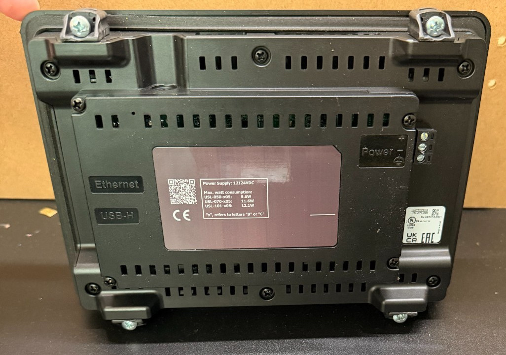Unitronics USL-070-B05 7″ Display and HMI w/ Mounting Hardware