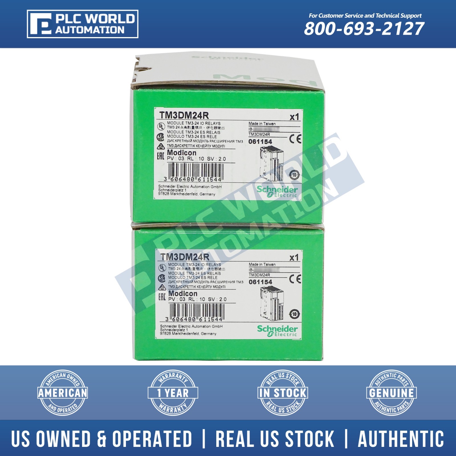 Brand New Schneider TM3DM24R TM3-24 Discrete I/O Module, Latest Date, 2 Year Wty