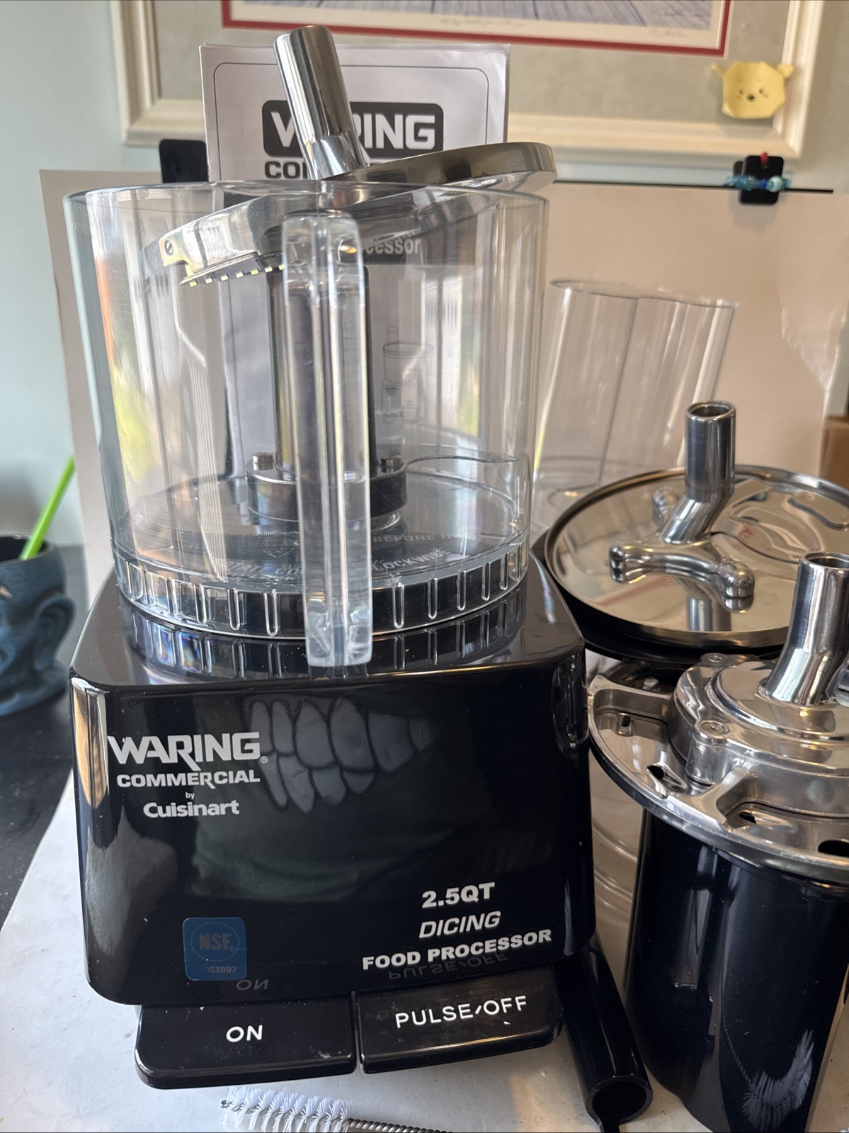 Waring Cuisinart FP1000 2.5-Quart Commercial Food Processor Complete Open Box