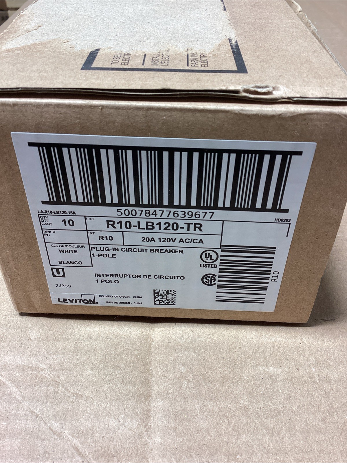 Leviton LB120-TR Lot Of 10
