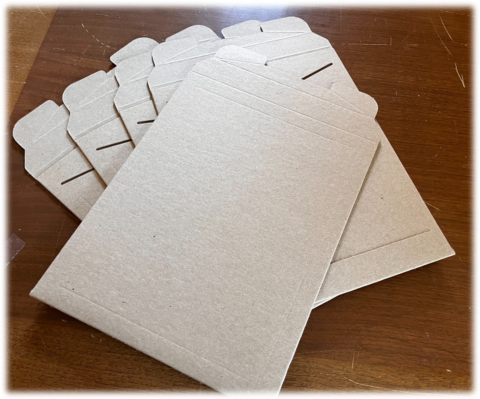 Pack of 5 Kraft No Bend Tab Lock Mailers Rigid Flat Photo Document 9.75 x 12.25