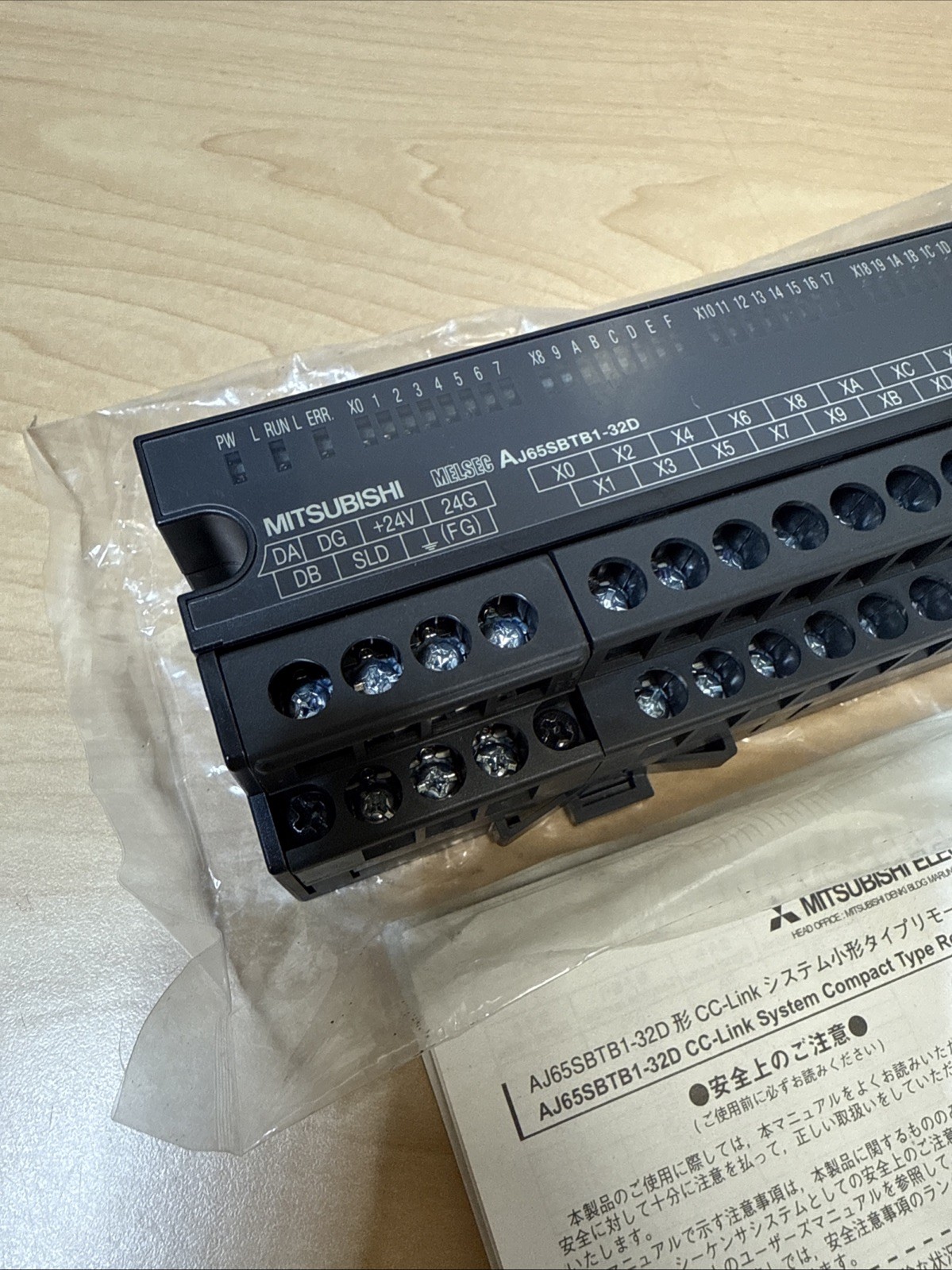 NEW! Mitsubishi AJ65SBTB1-32D Remote I/O Module CC-Link Input Unit