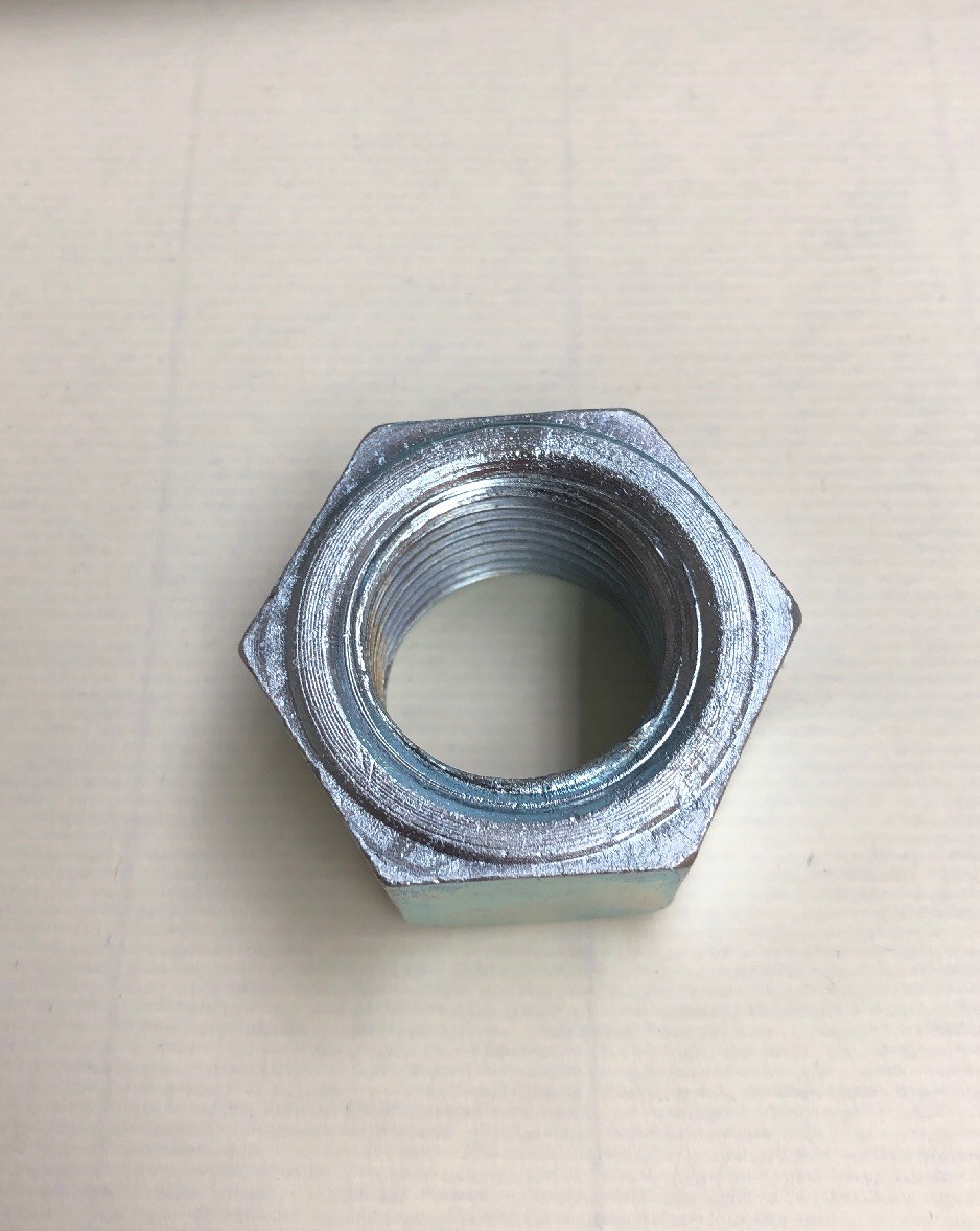 (5) 1”-12 Hex Nut Fine Thread UNF 1 Inch 12 Pitch 1-1/2 Wide, one Inch twelve