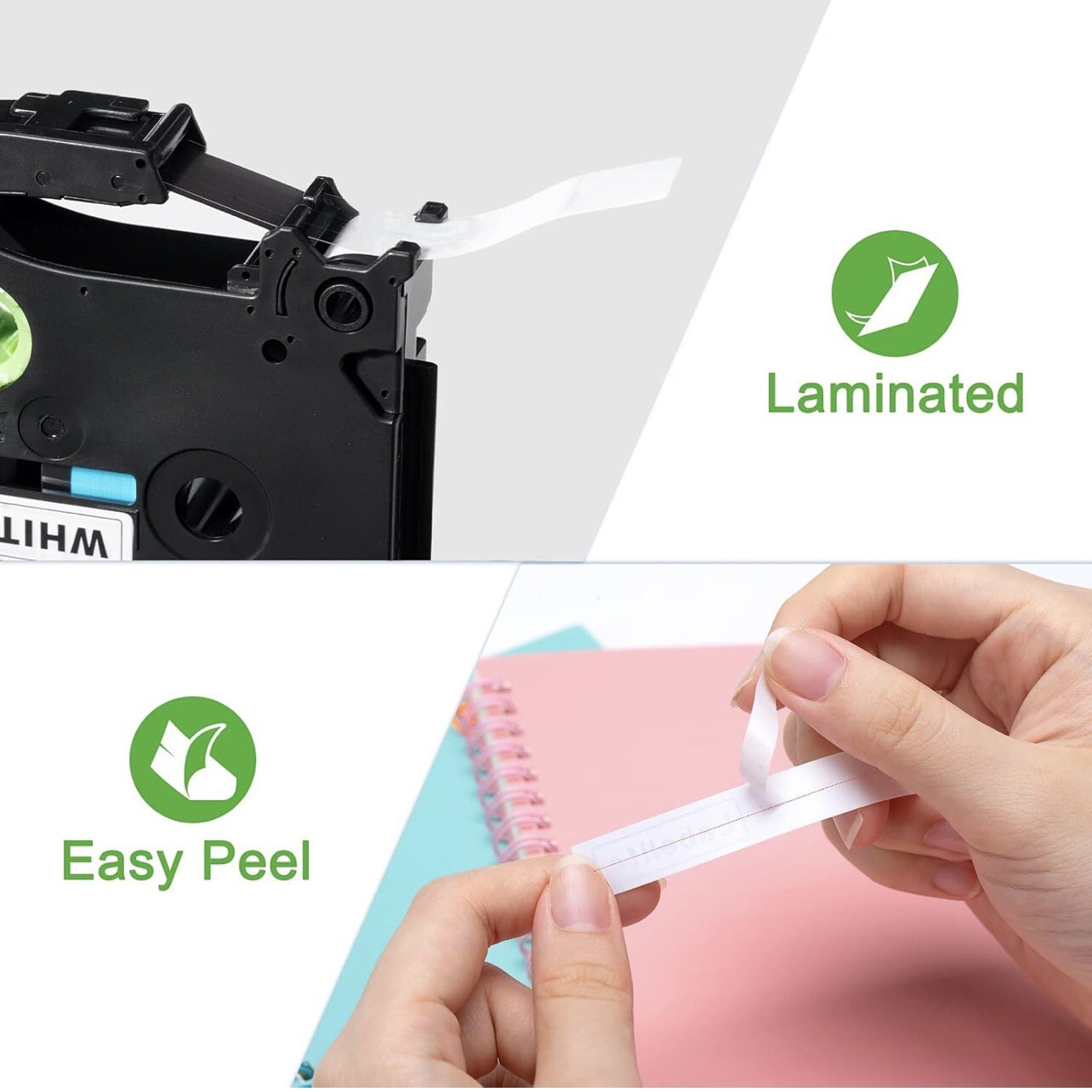 6PK TZ-231 TZe-231 Compatible for Brother P-Touch Label Maker Tape 12mm 0.47”