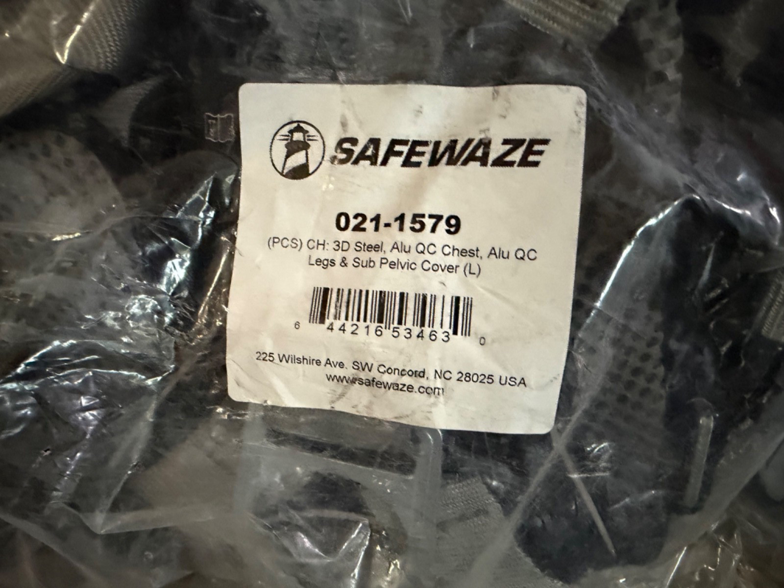 NEW SafeWaze 021-1579 Construction Safety Harness 3D Steel D-Rings Large