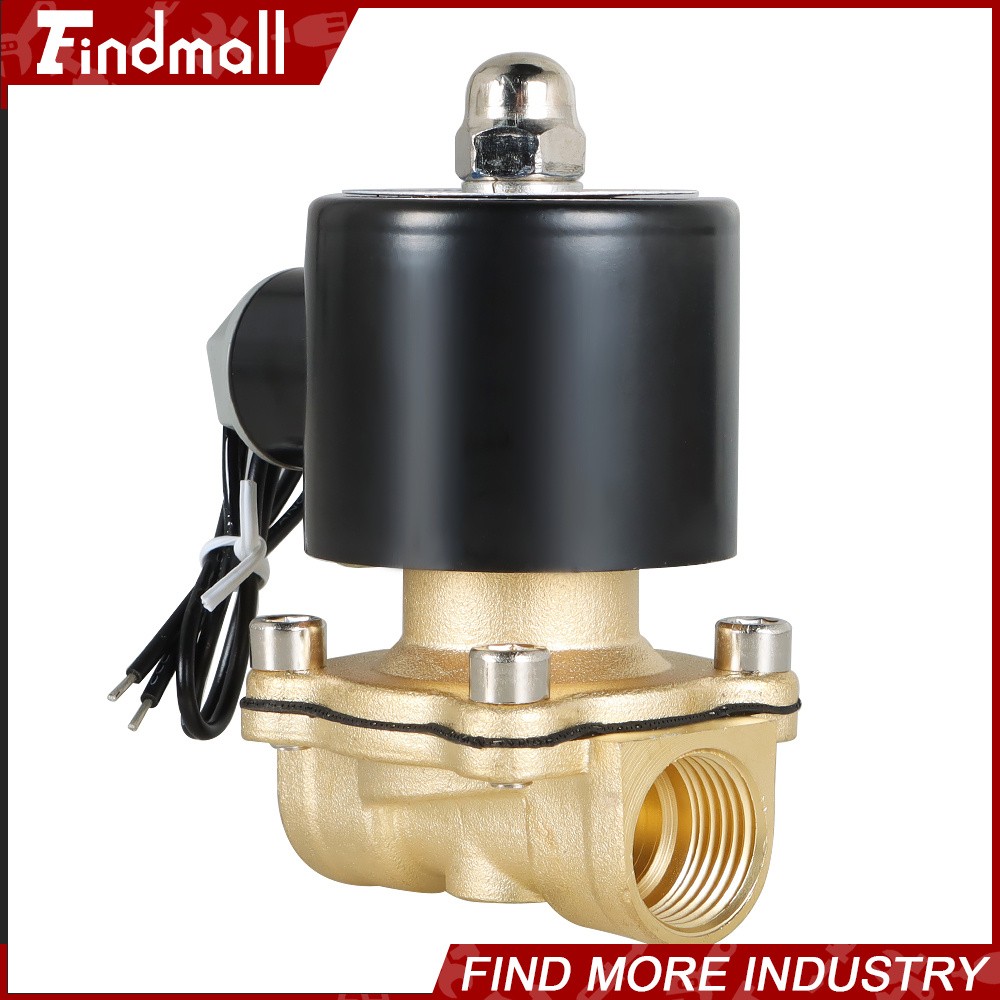 1/2″ DC 12V Brass Electric Solenoid Valve NPT Gas Water Air Normally Closed