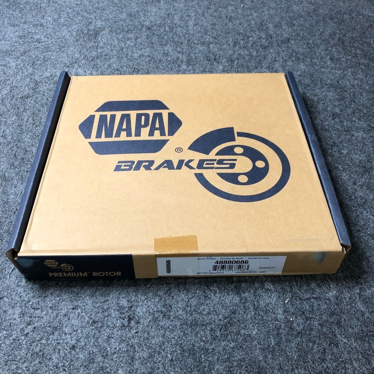 NAPA Premium Brake Rotor 48880686 | OE Fitment | Quality Steel