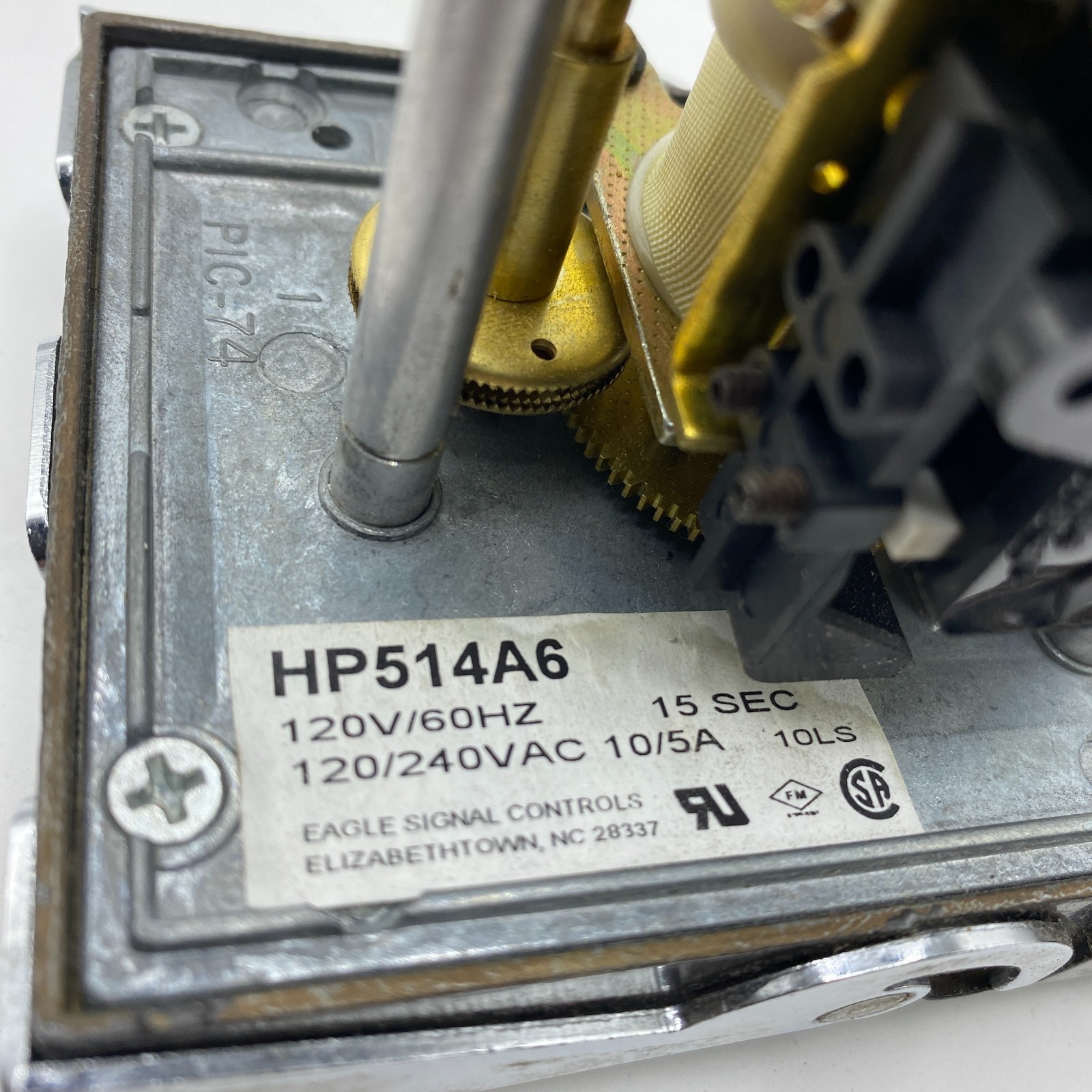 EAGLE SIGNAL HP514A6 CYCL-FLEX RESET TIMER 15-SECONDS 120V 60HZ 120/240VAC