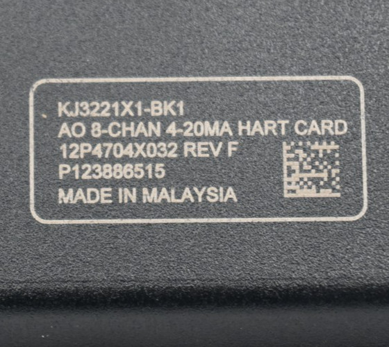 EMERSON AO 8-CHANNEL 4-20 mA HART KJ3221X1-BK1 DELTAV