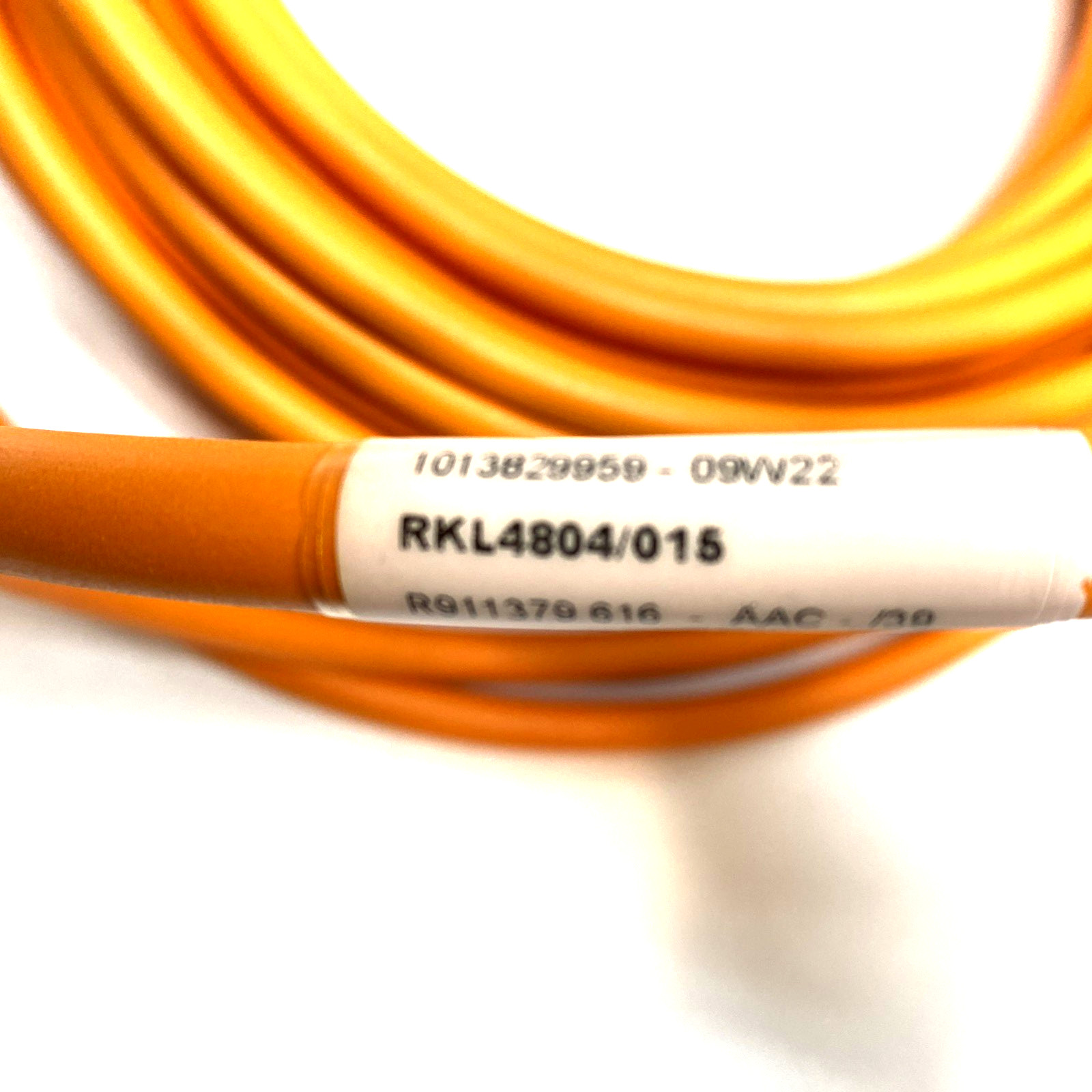 Bosch Rexroth RKL4804/015,0 Motor Power Cable R911379616 15m