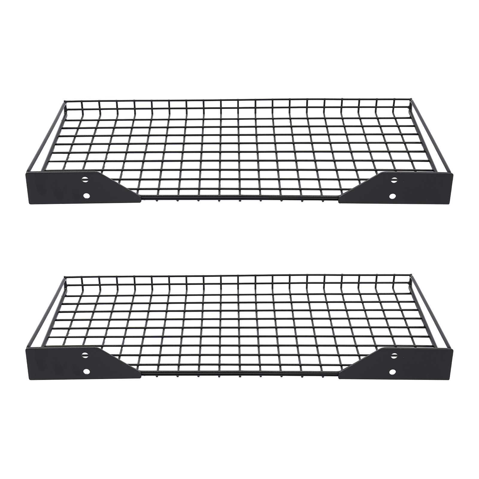 Wall Mount Mesh Storage Rack Garage Organizer For Basement Office Kitchen