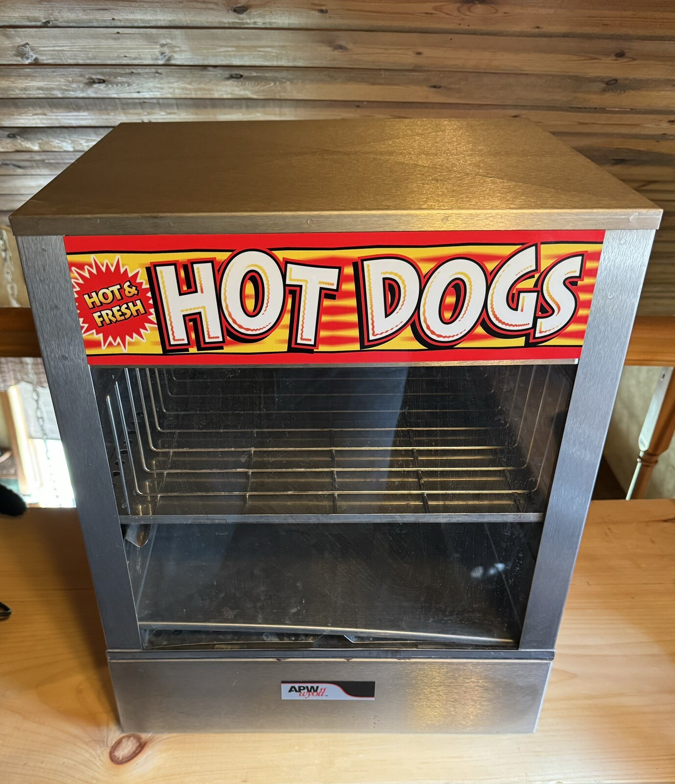 APW Wyott Mr. Frank Hotdog Steamer DS-1A – S7385 150 Capacity *Shortened Cord*
