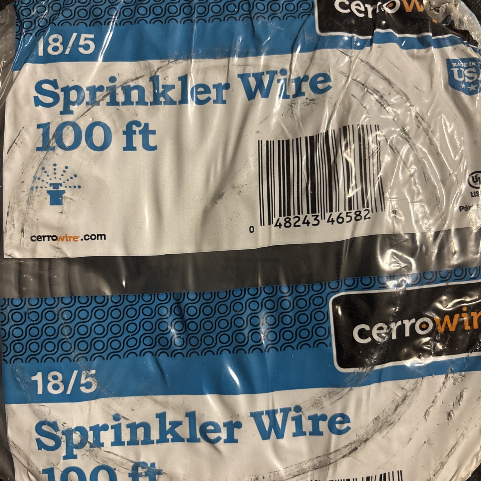 100 Feet 18/5 Sprinkler Wire (Cerrowire)