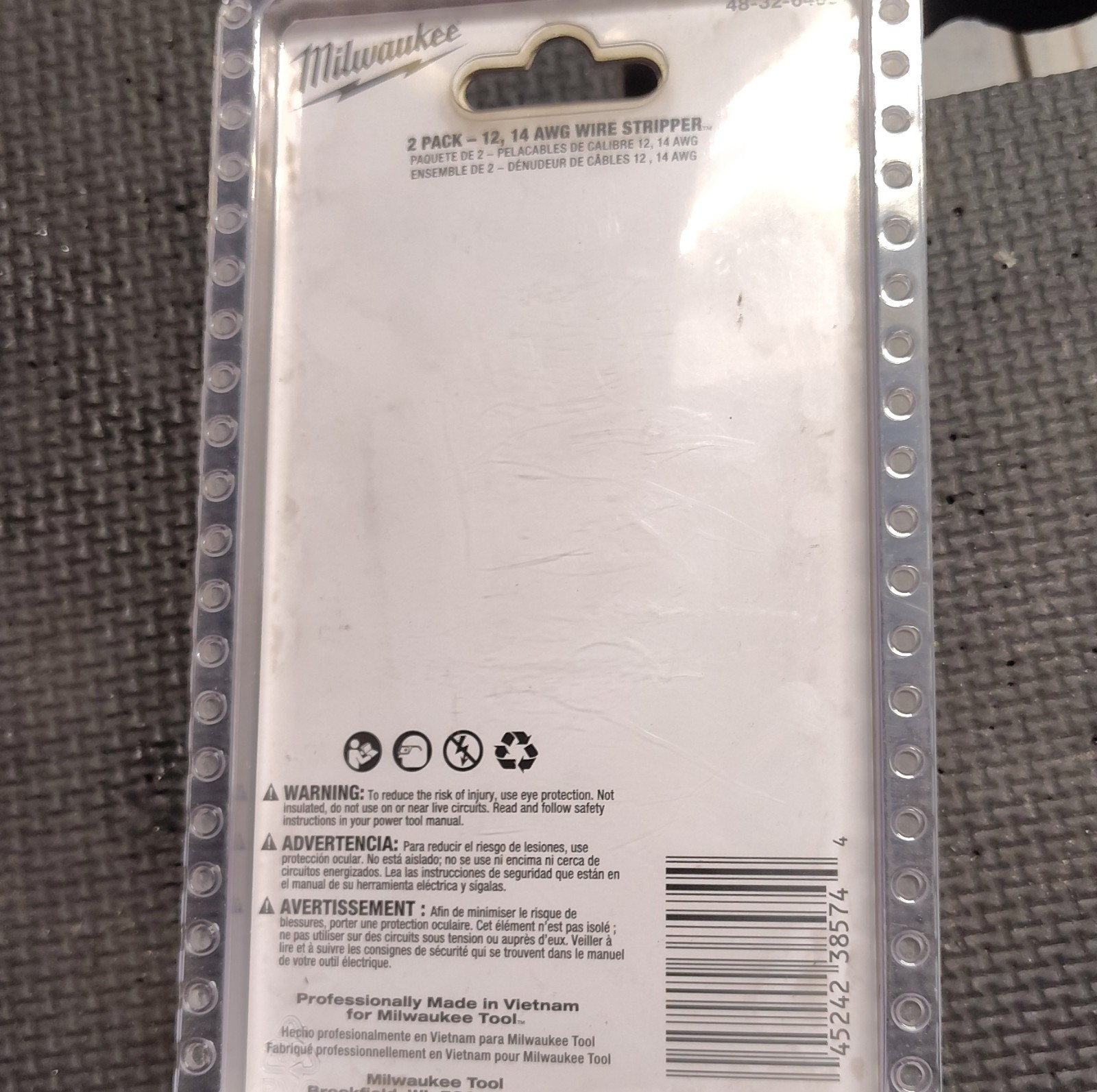 Milwaukee 2-Pack 12/14 AWG Wire Stripper Black Sheath 48-32-6405