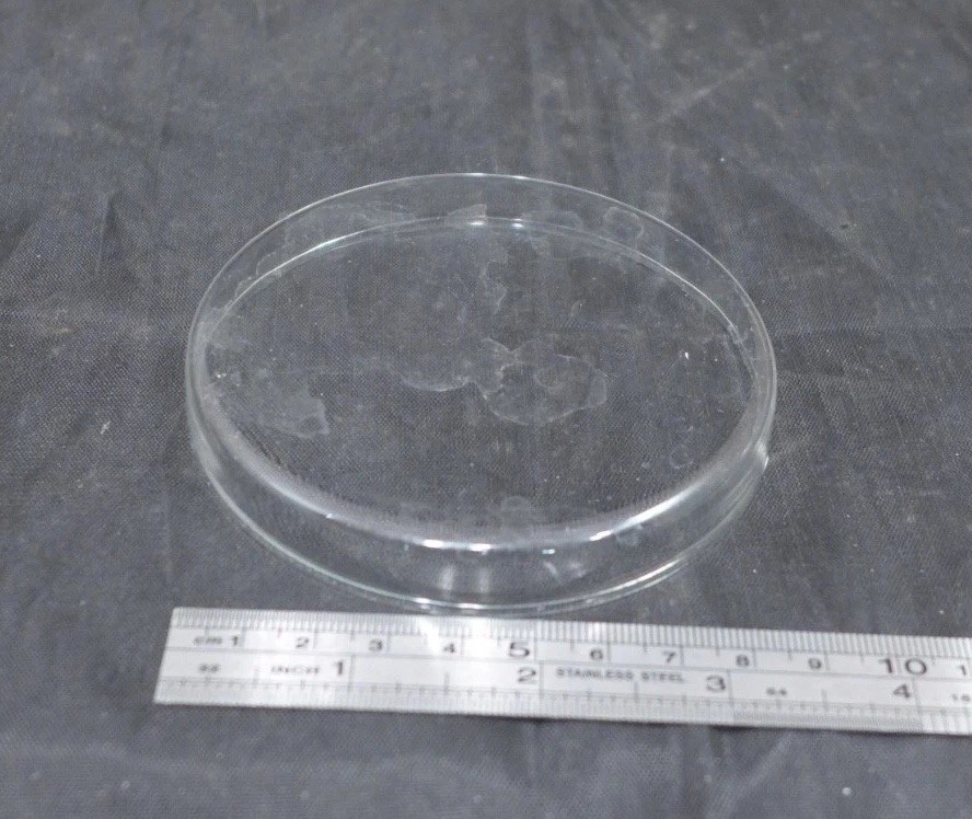 CORNING Pyrex Crystallizing Dish, 100×80 mm, ca 500mL, w/ repl lid #3250-100