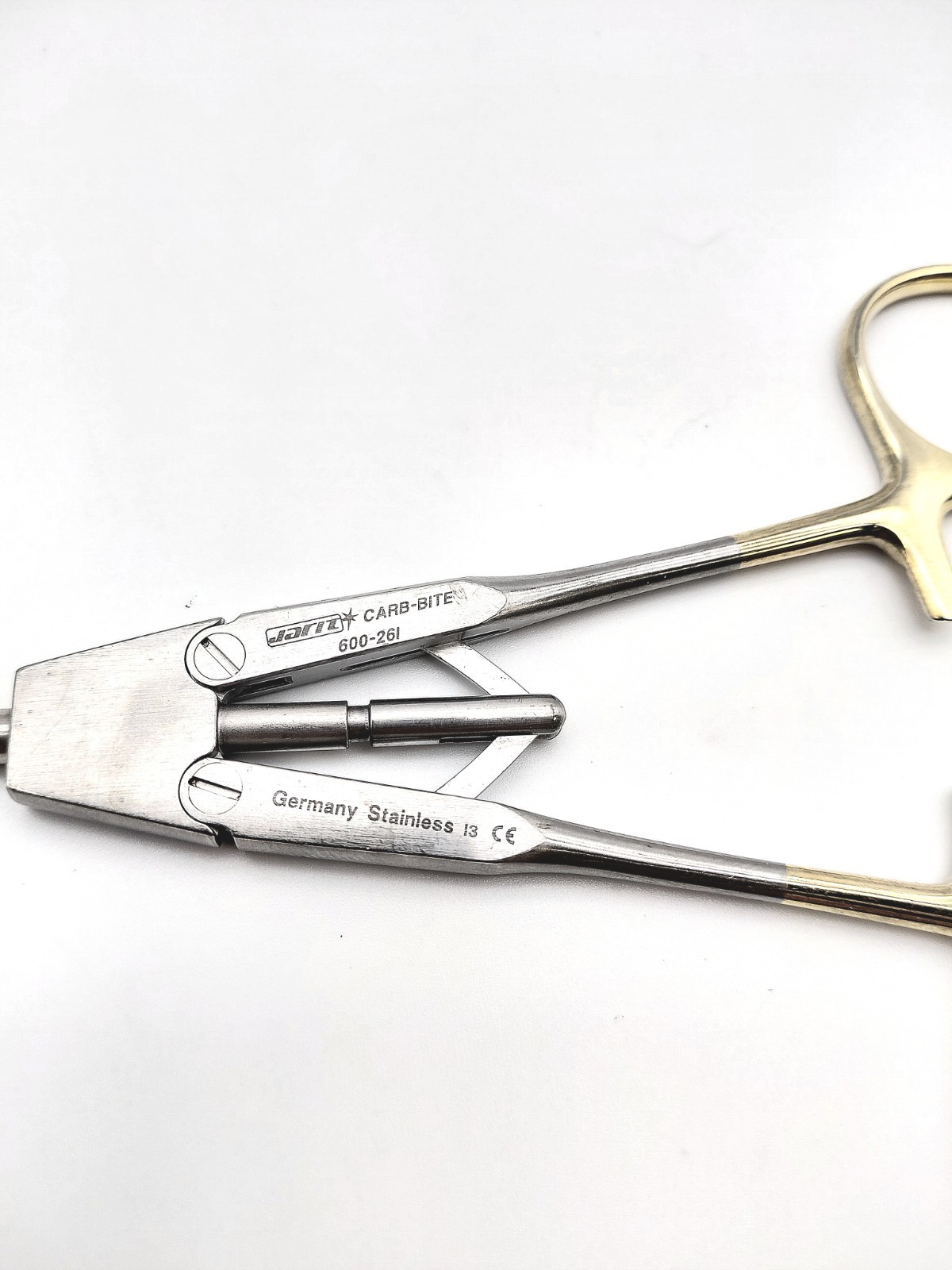 Jarit 600-261 Laparoscopic In-Line Needle Holder Carb-Bite TC 5mm x 32cm OEM