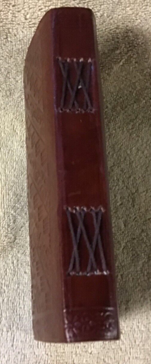 Hand Tooled, Leather Journal, Sugar Skull Blank Book, Art Sketch Pulp Paper