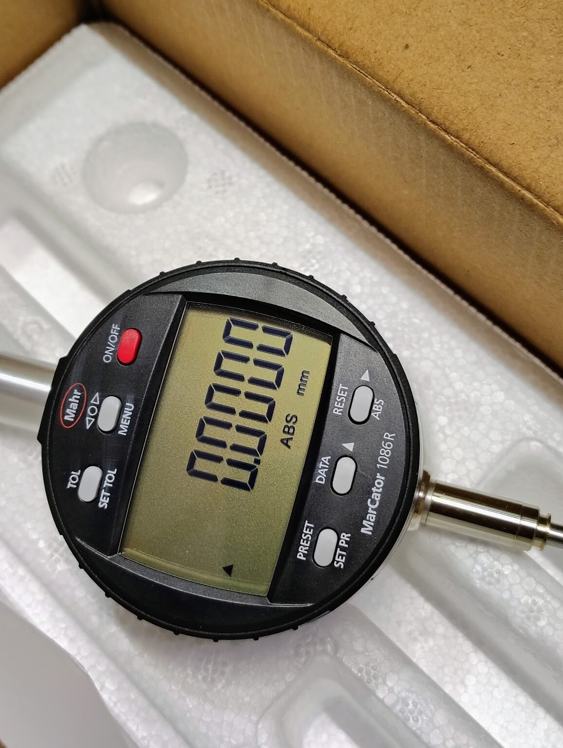 New Mahr Federal Digital Go No-Go Indicator 0-1” / 0.00002″ 0-25mm *No Spring*