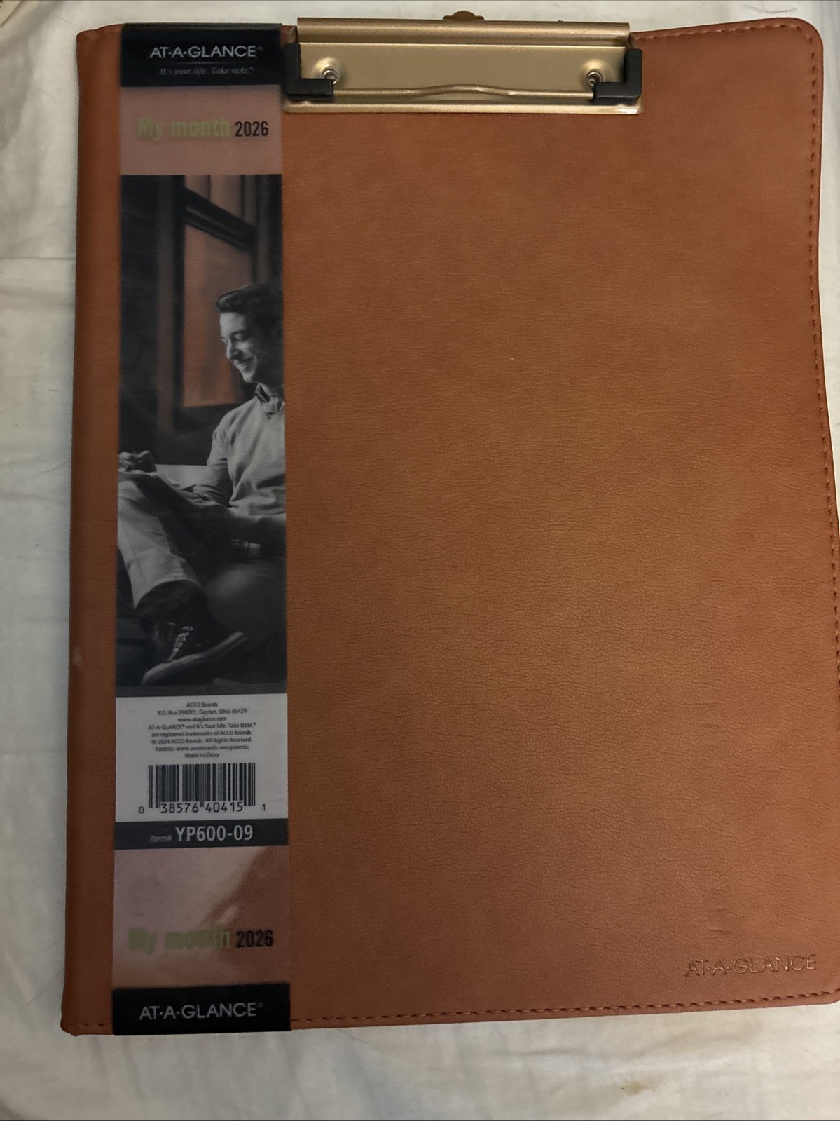 At-A-Glance 2026 Calendar Planner Monthly New Year Brown YP600-09 Clipboard