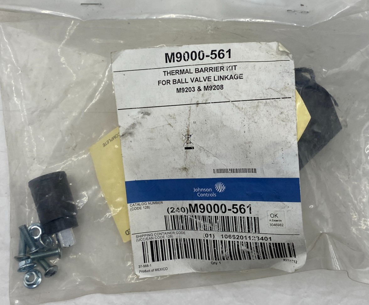 JOHNSON CONTROLS M9000-561 Thermal Barrier Kit,FOR BALL VALVE LINKAGE M9203
