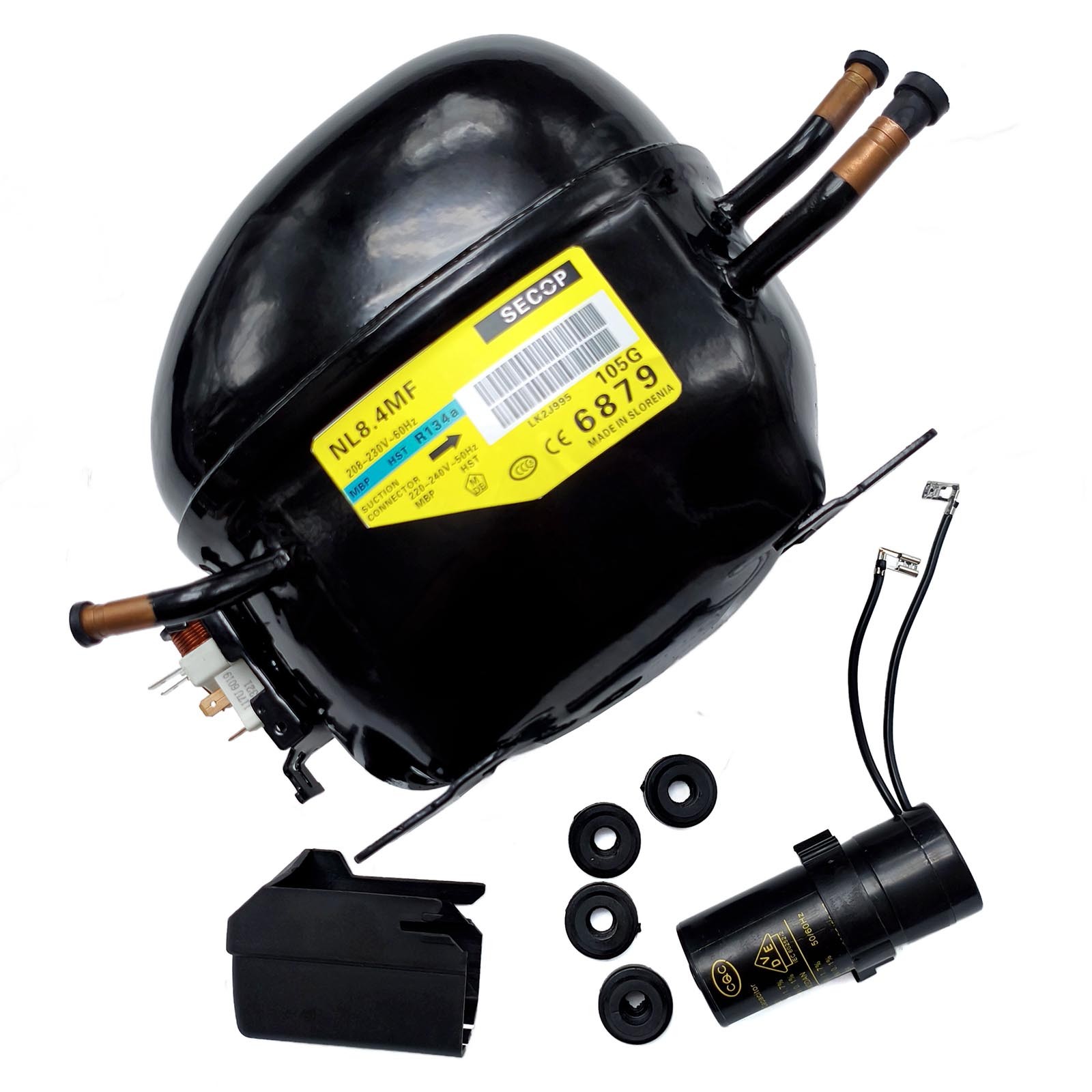 New NL8.4MF 105G7802 Compressor Secop 230V 60Hz 50Hz Successor Danfoss 105G6879