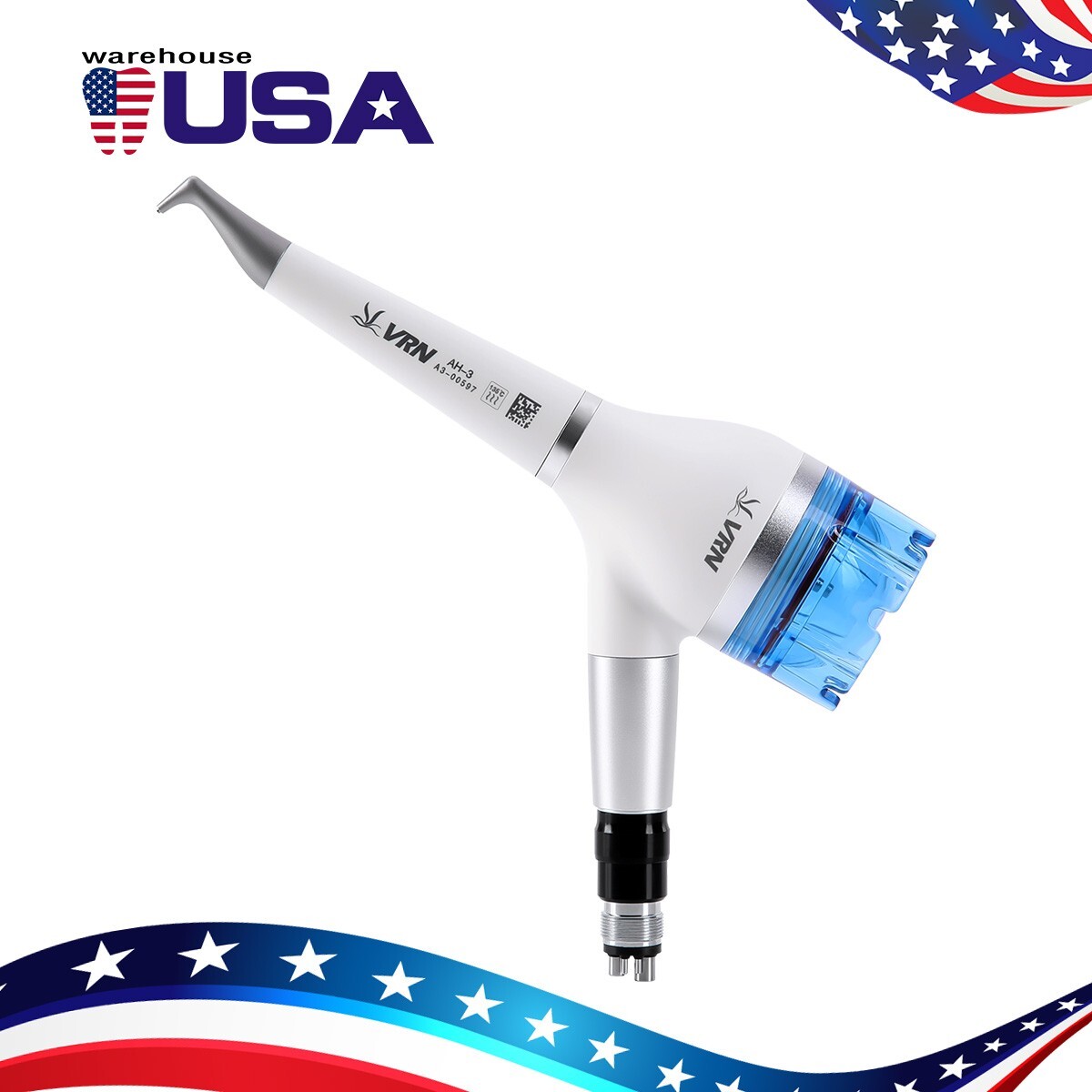 Cavitron Dental Ultrasonic Scaler fit EMS + LED Handpiece+Tips VRN-DA10