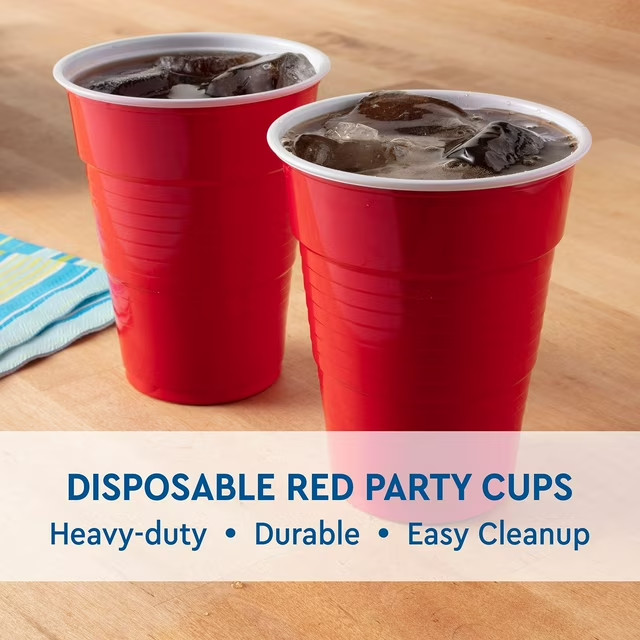 Member’s Mark Heavy-Duty Red Cups (18 oz., 240 ct.) Great Price