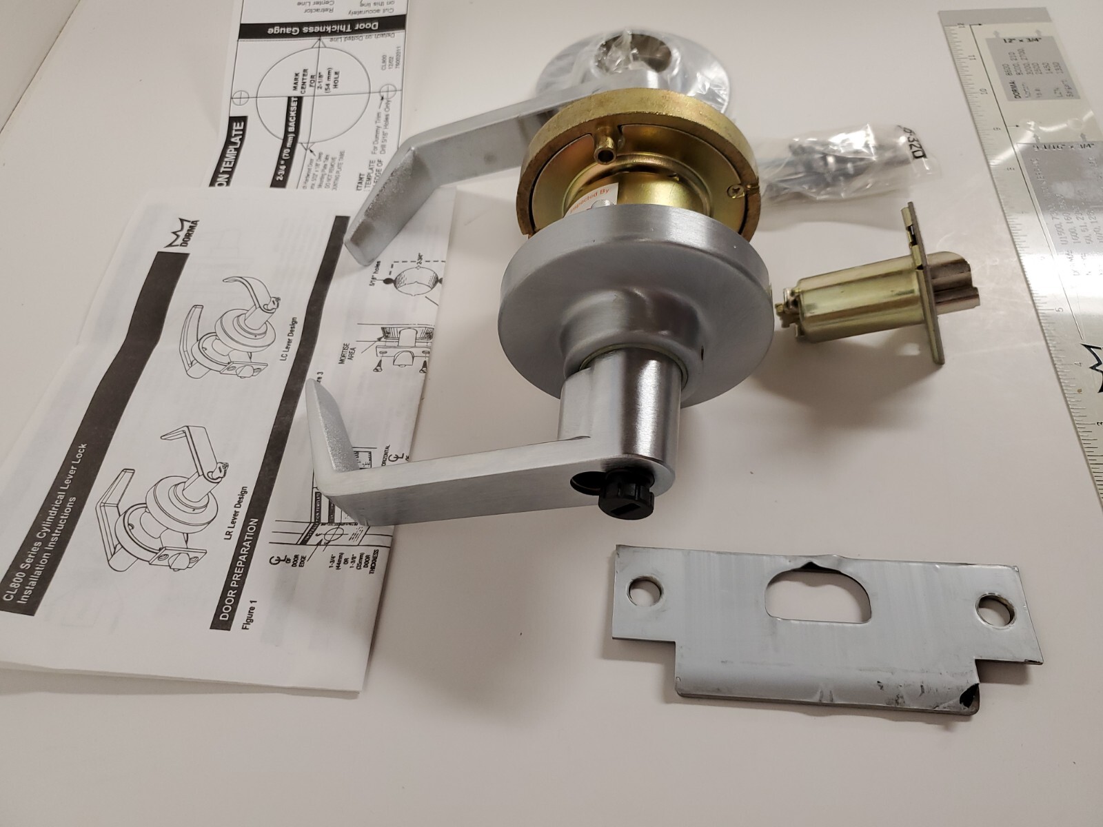 «NEW» Dorma Classroom Intruder Lock, CL877J LRC 626 RH, CL800